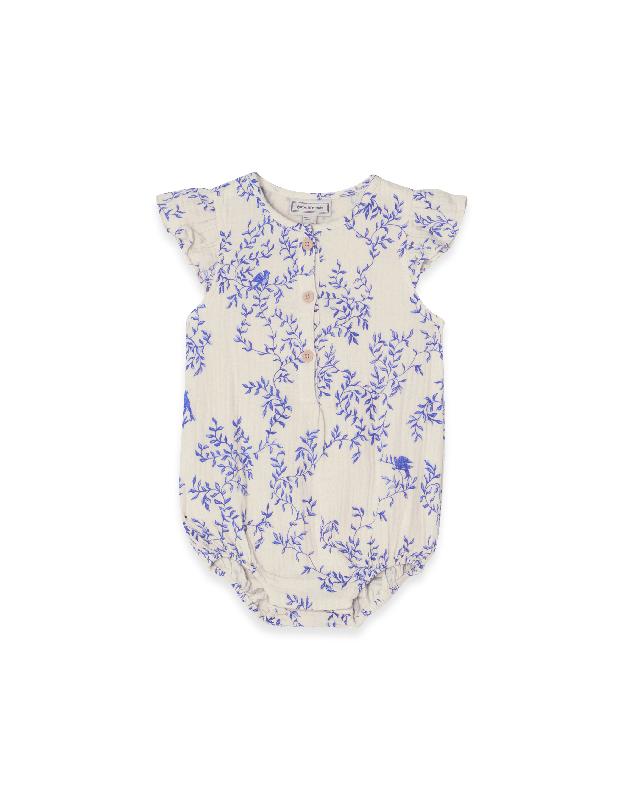  Image of Muslin Frill Romper