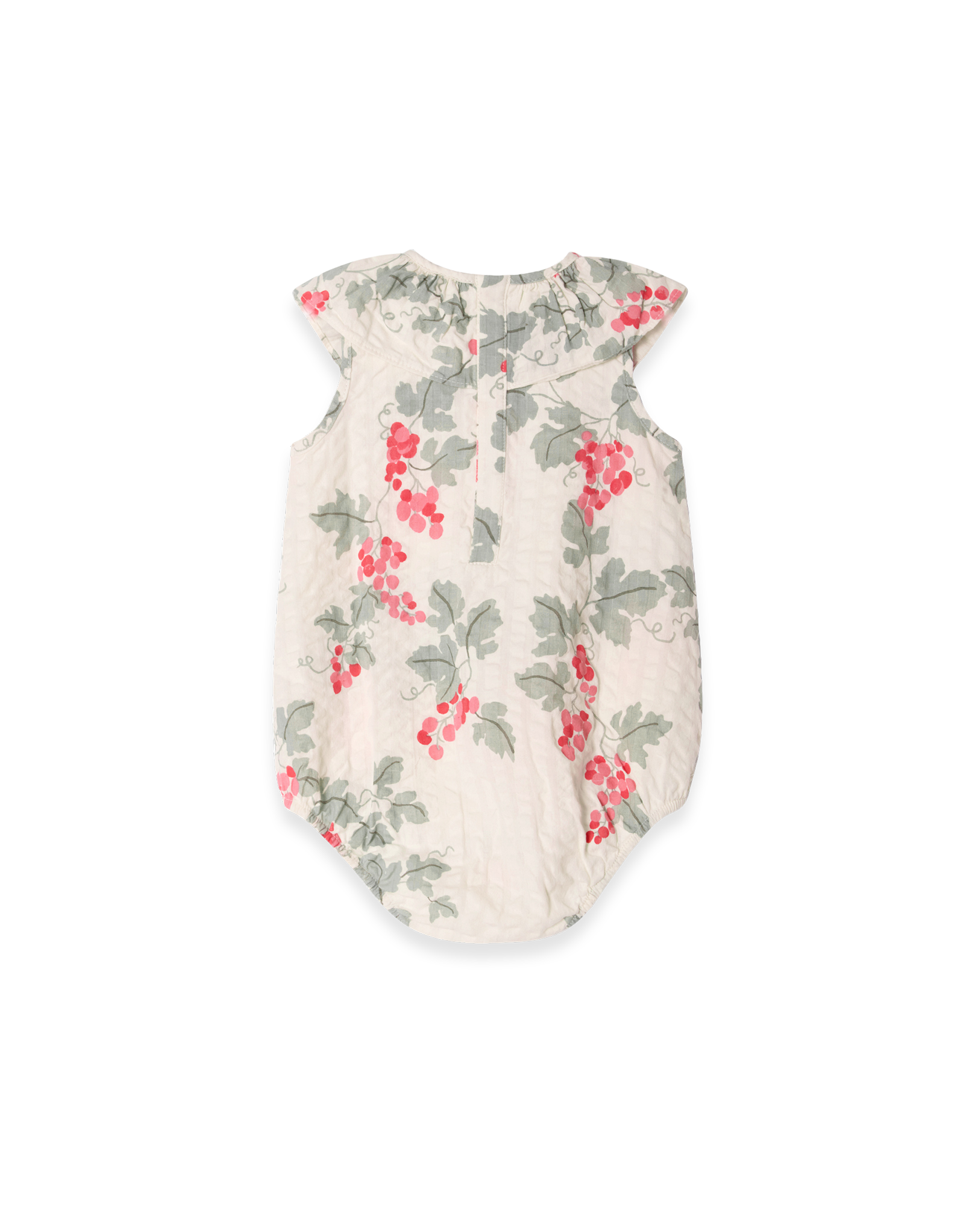  Image of Seersucker Collar Romper