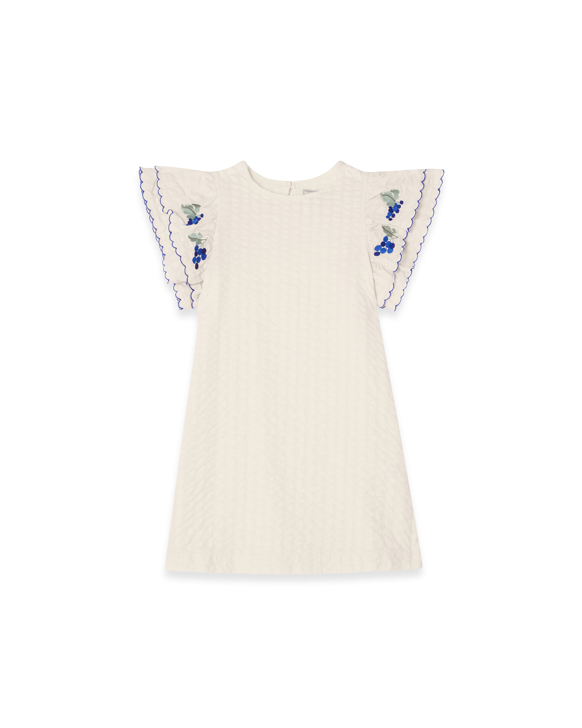  Image of Seersucker Frill Dress