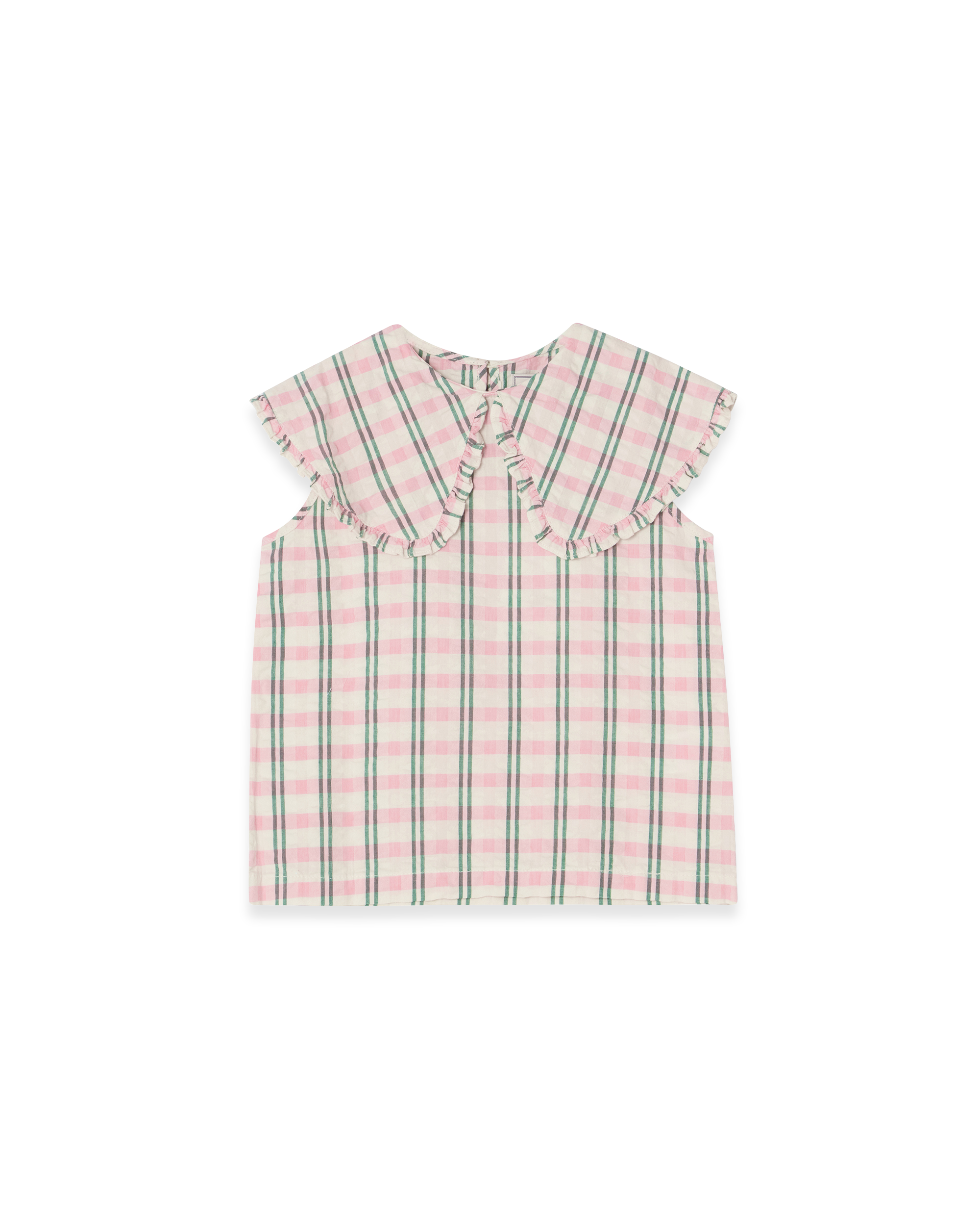  Image of Seersucker Collar Blouse