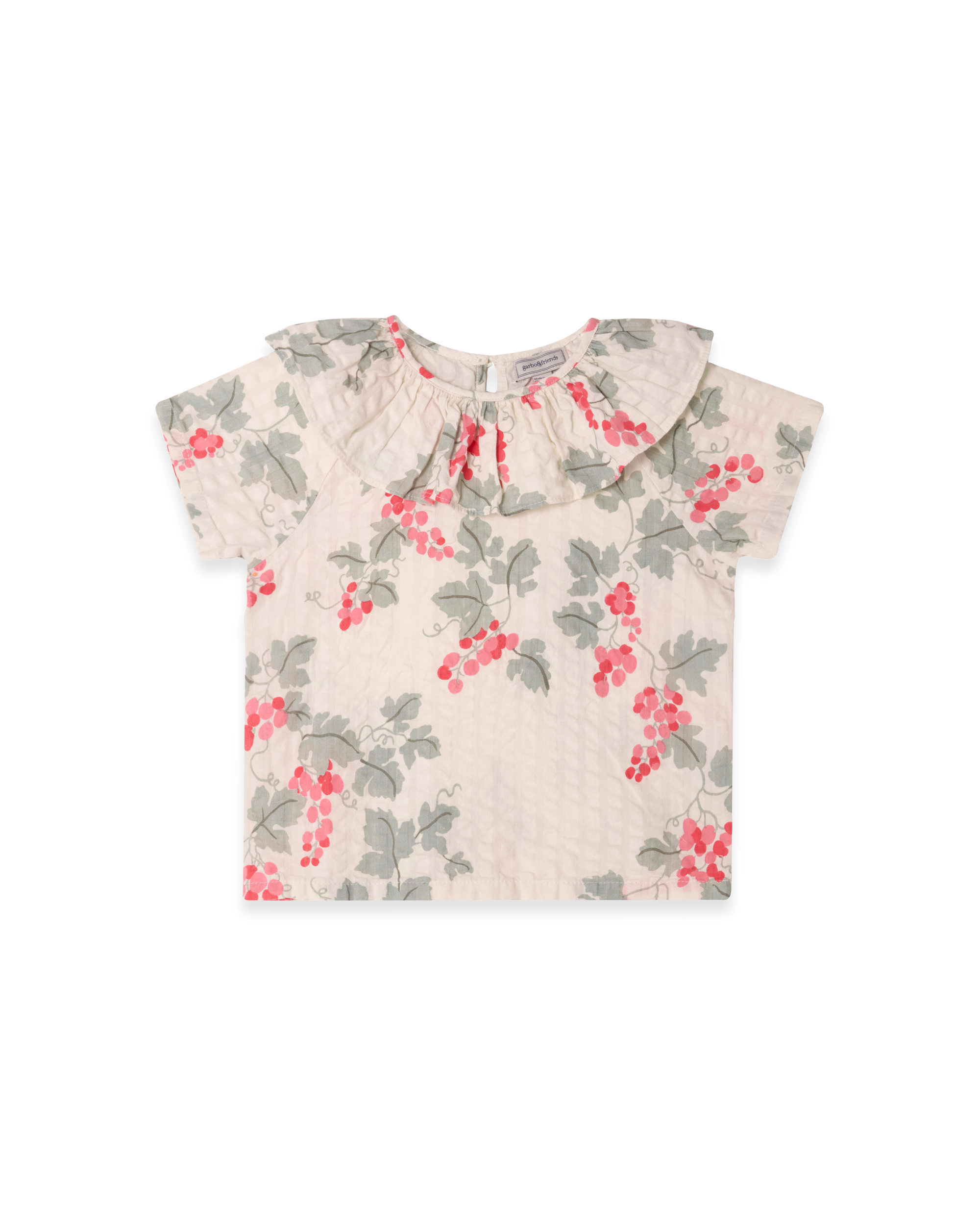  Image of Seersucker Collar Blouse