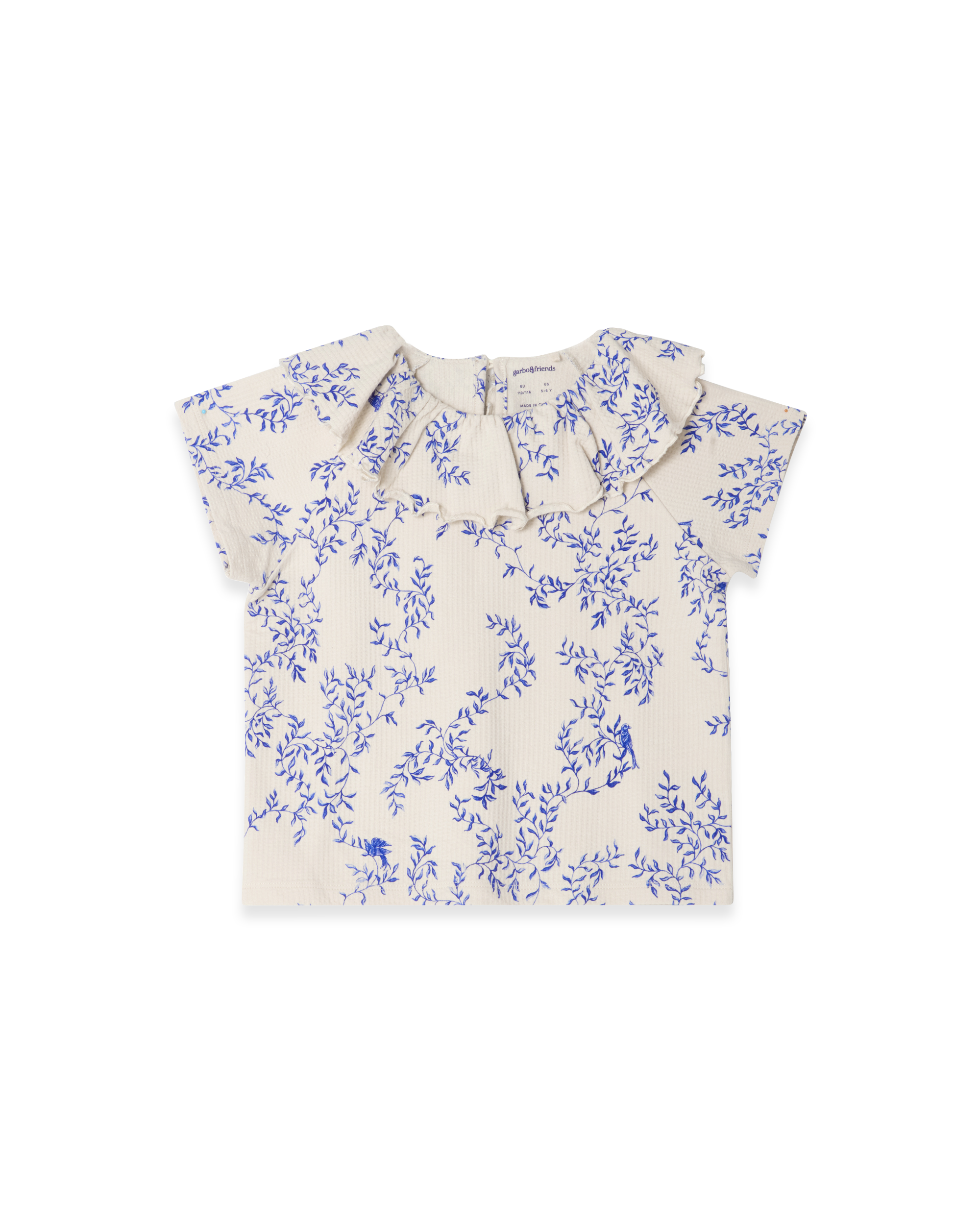  Image of Structured Jersey Blouse