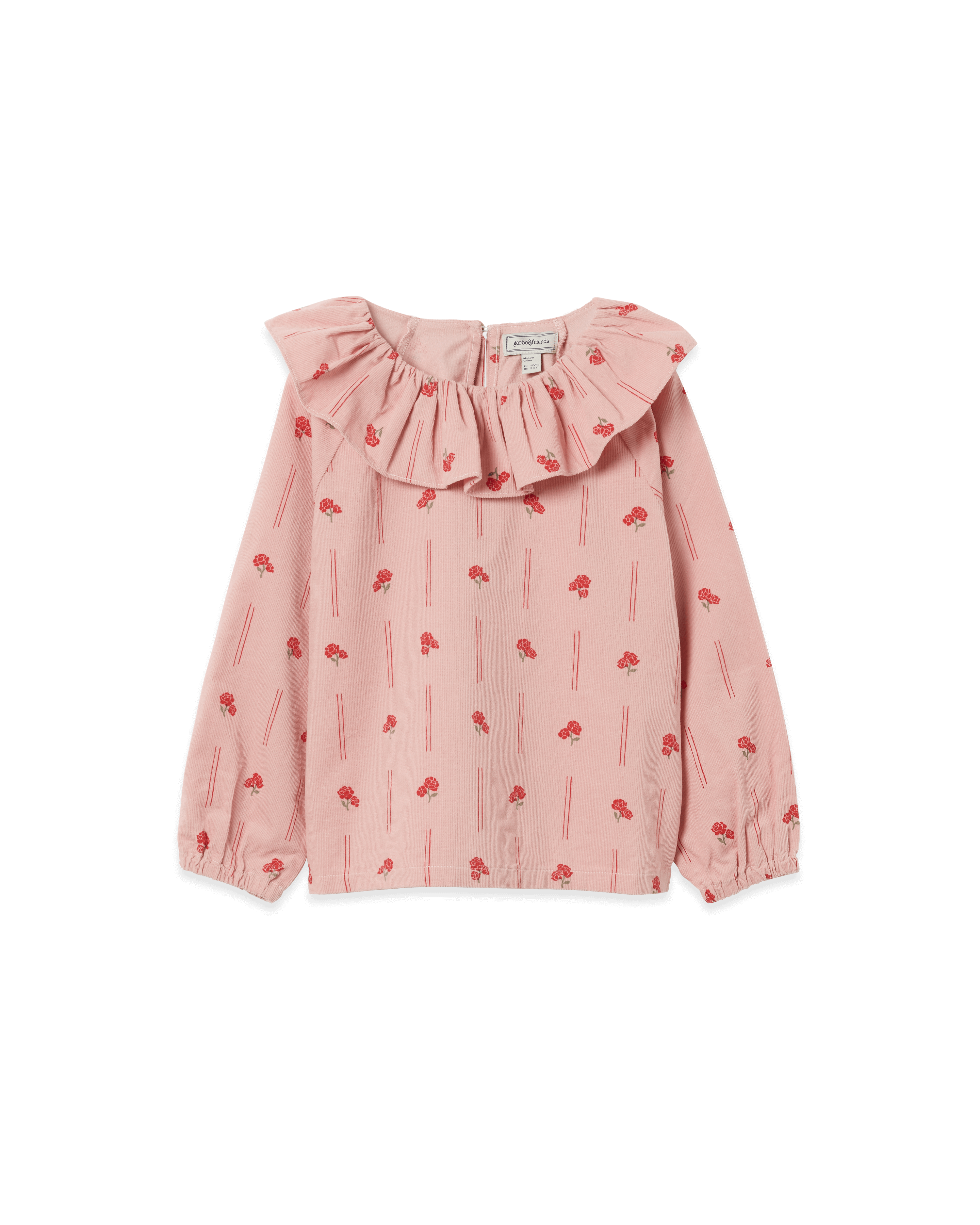  Image of Micro Corduroy Long Sleeve Blouse