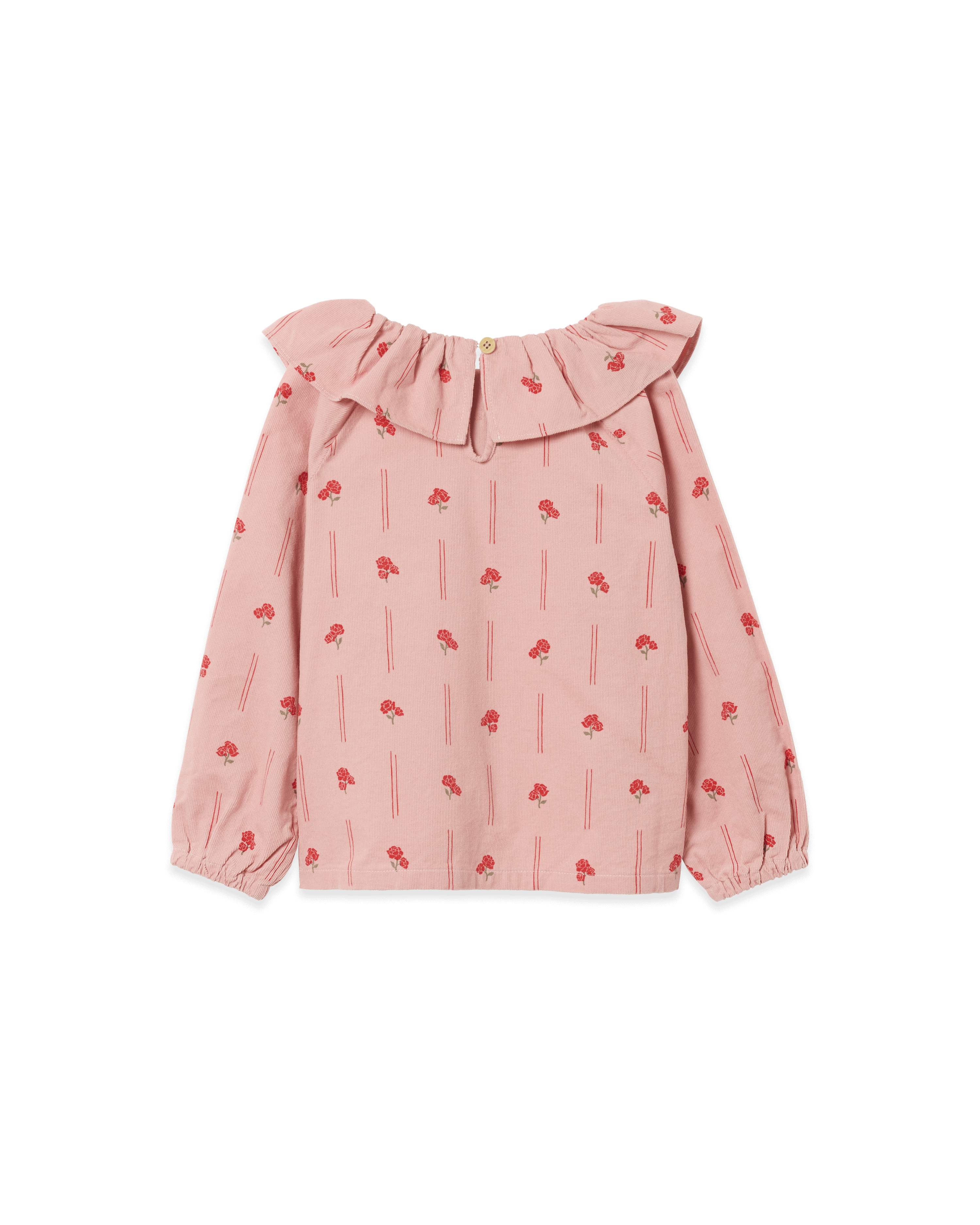  Image of Micro Corduroy Long Sleeve Blouse