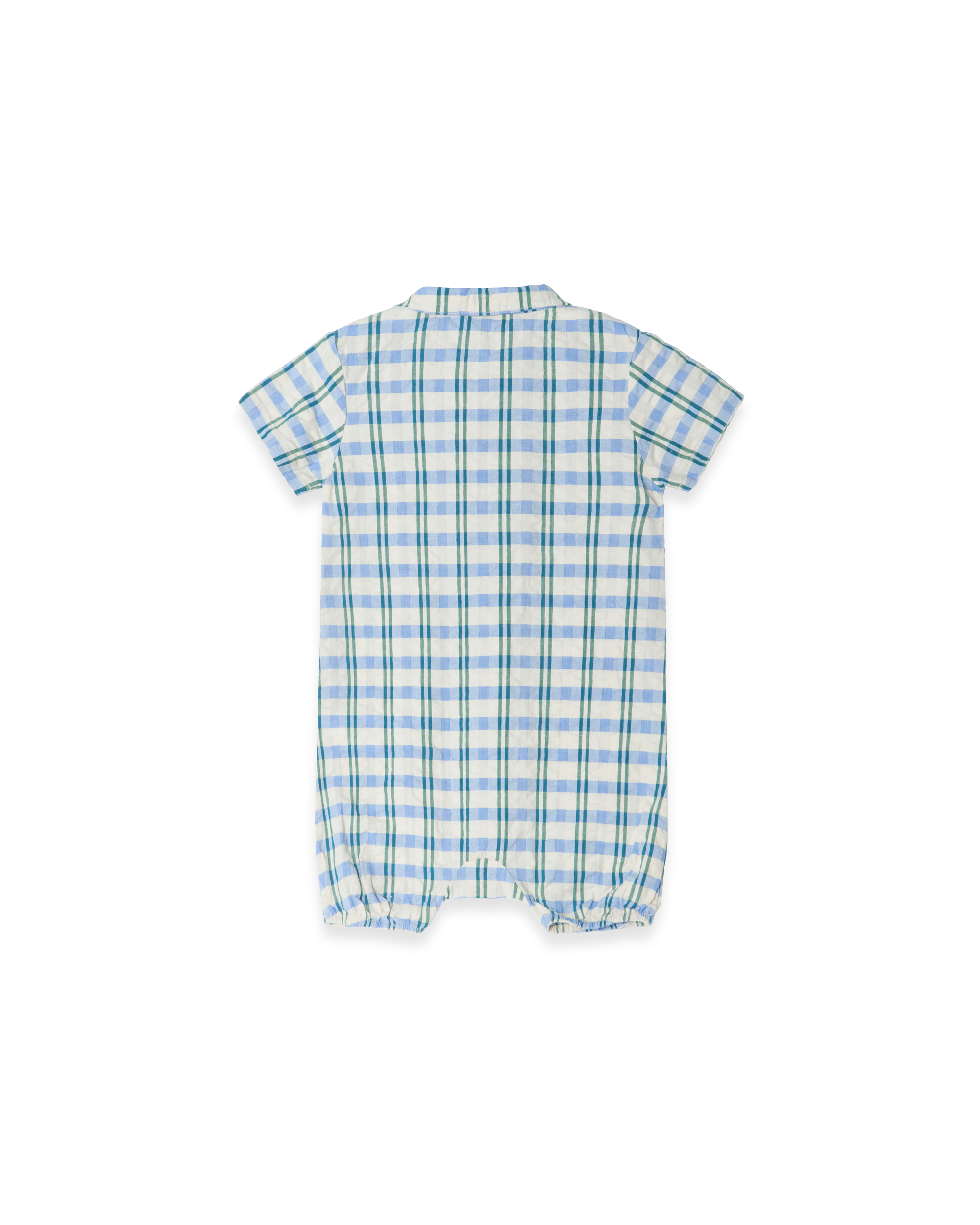 Image of Seersucker Shirt Onesie