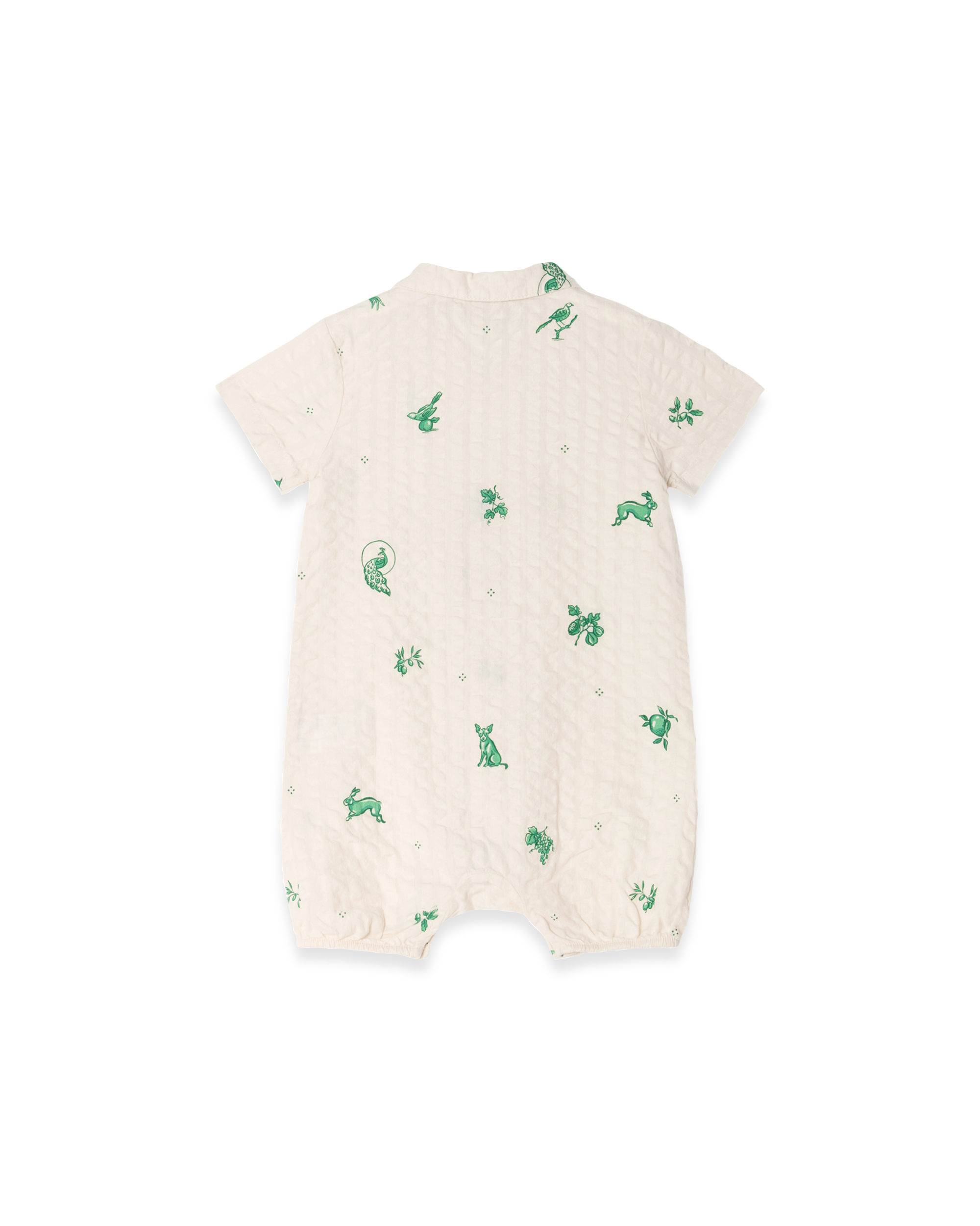 Seersucker Shirt Onesie