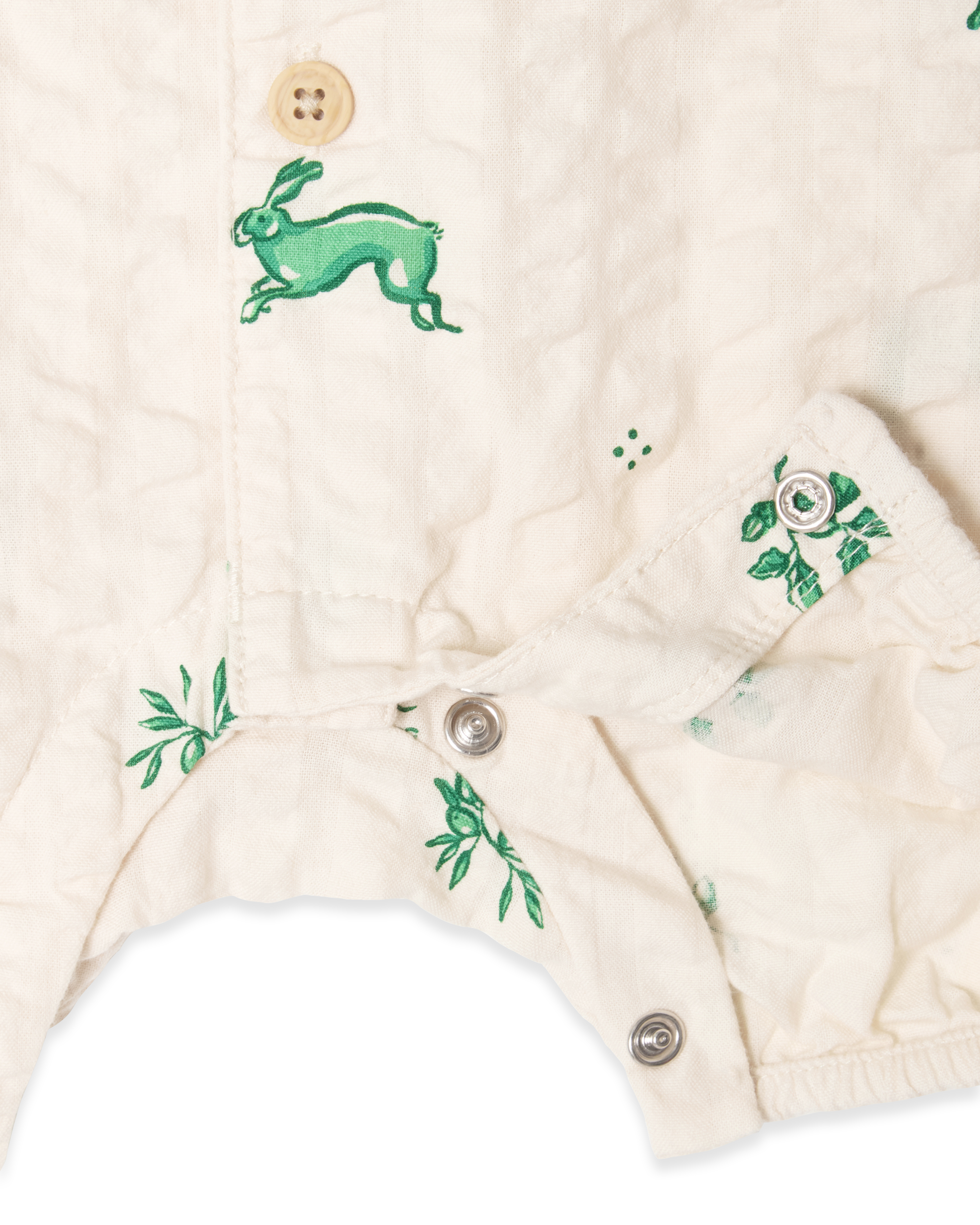 Image of Seersucker Shirt Onesie