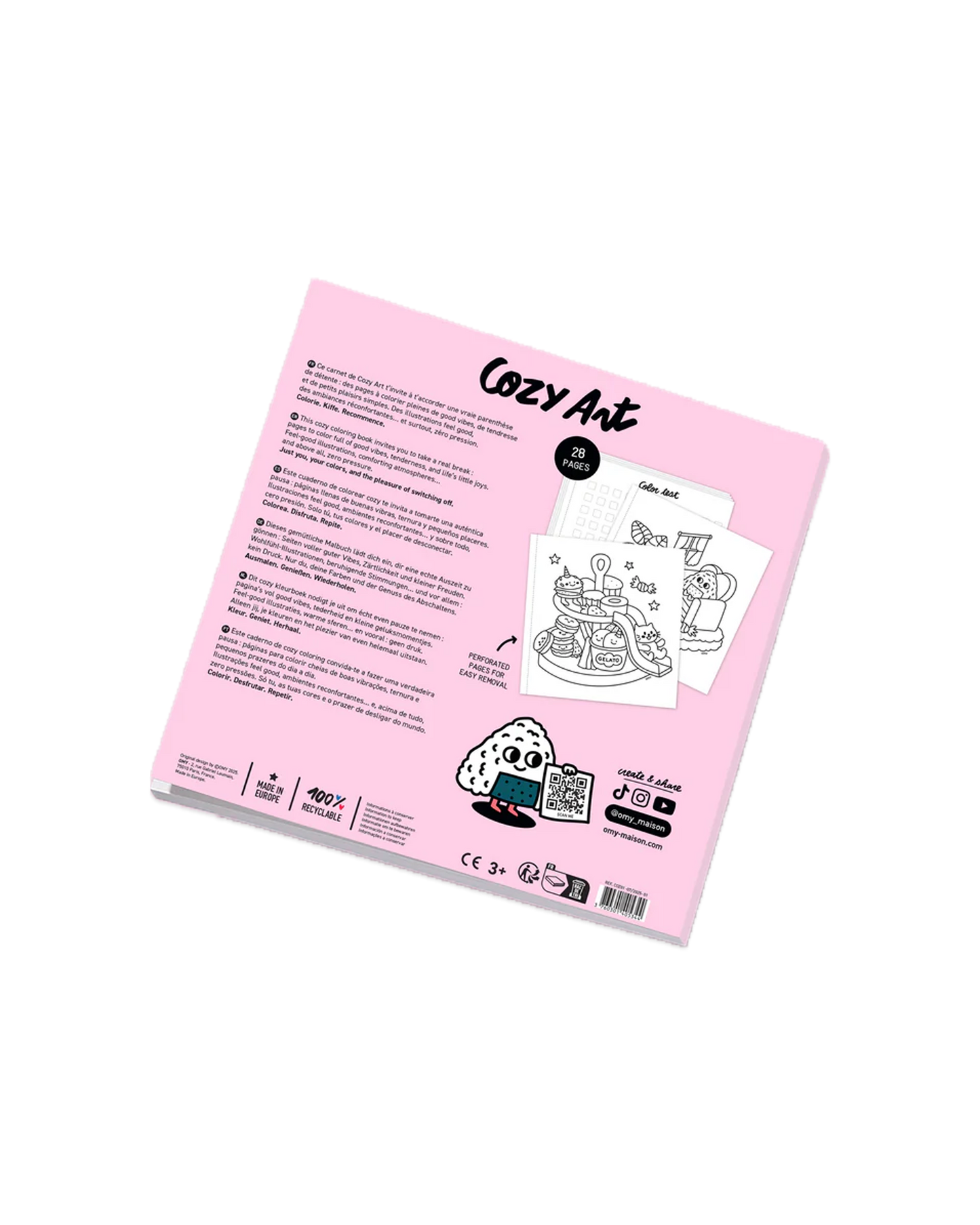 OMY - Cozy Coloring Book - Kawaii