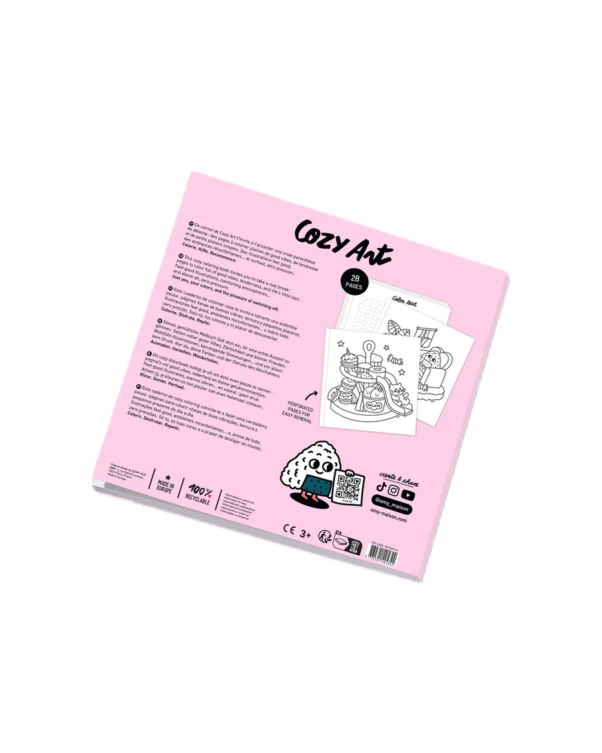 OMY - Cozy Coloring Book - Kawaii