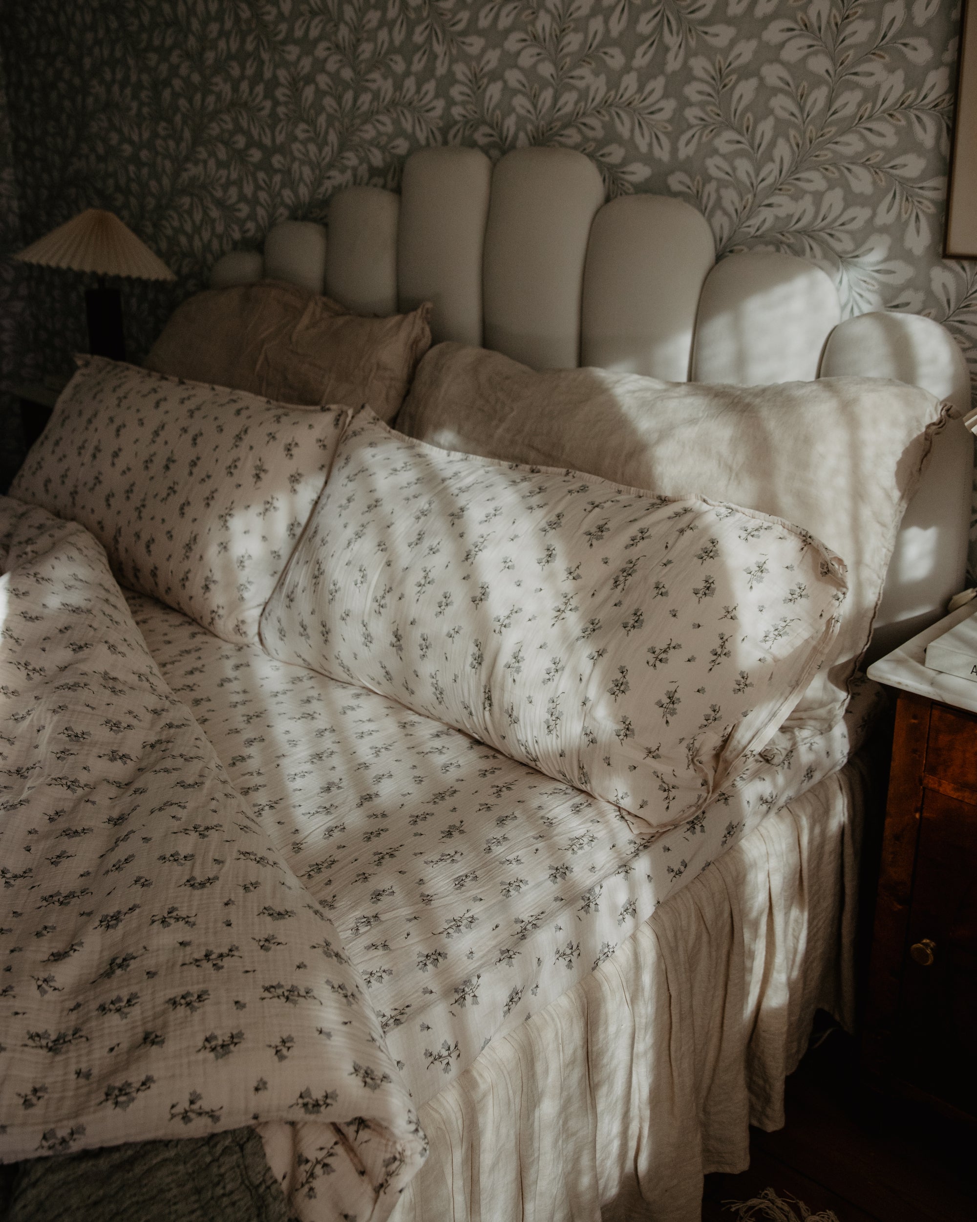  Image of Muslin Fitted Sheet Double