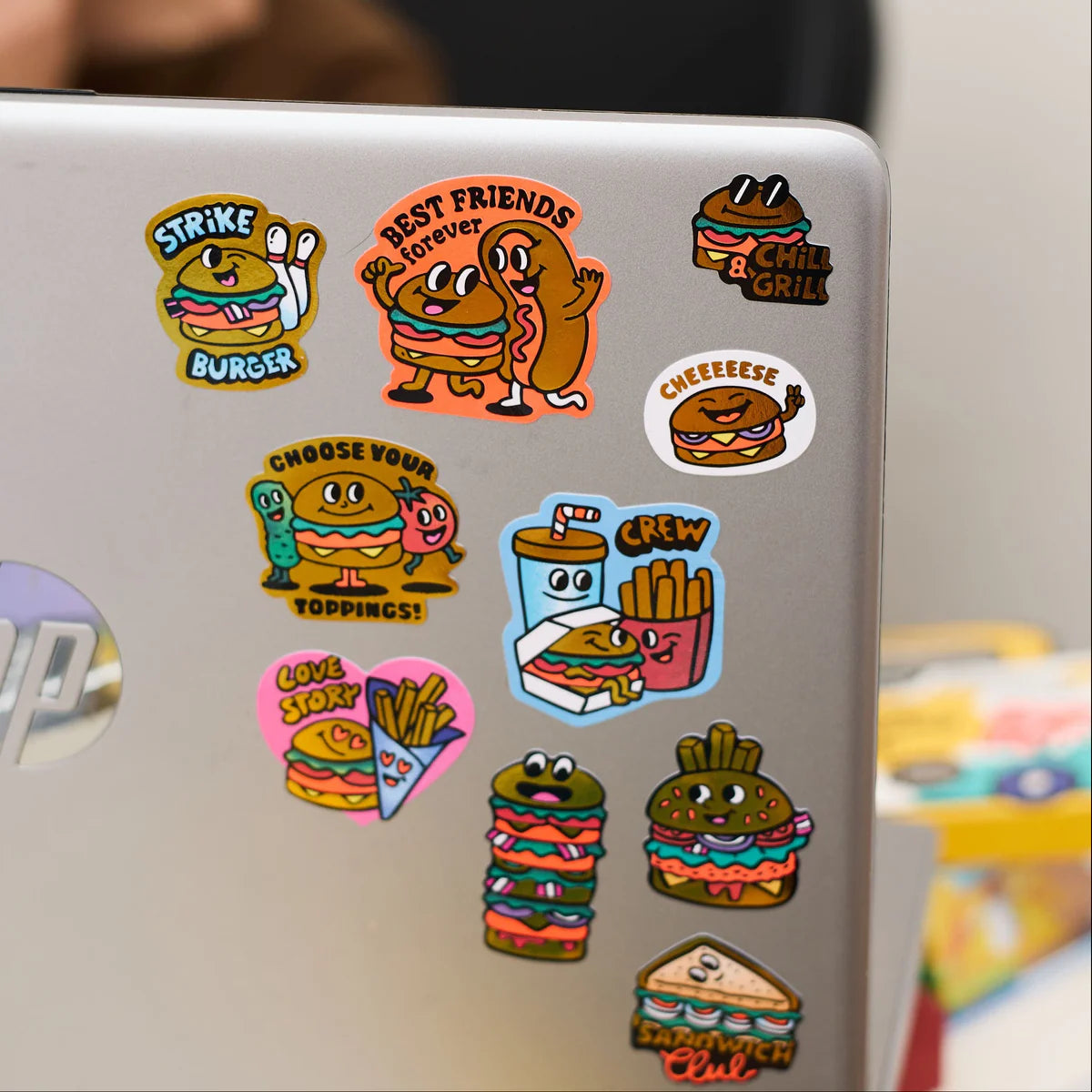 OMY - Holographic Stickers - Burger