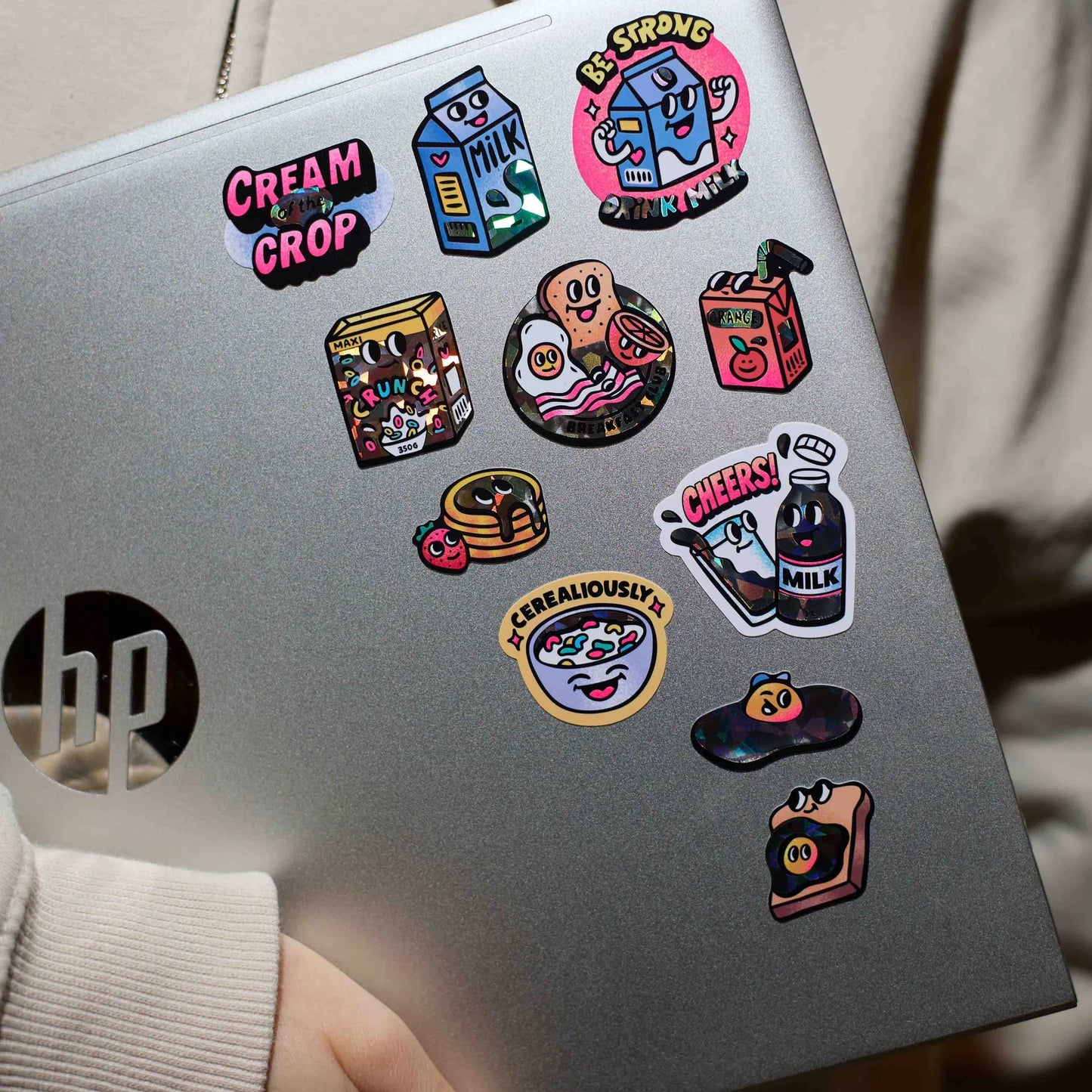 OMY - Holographic Stickers - Milky