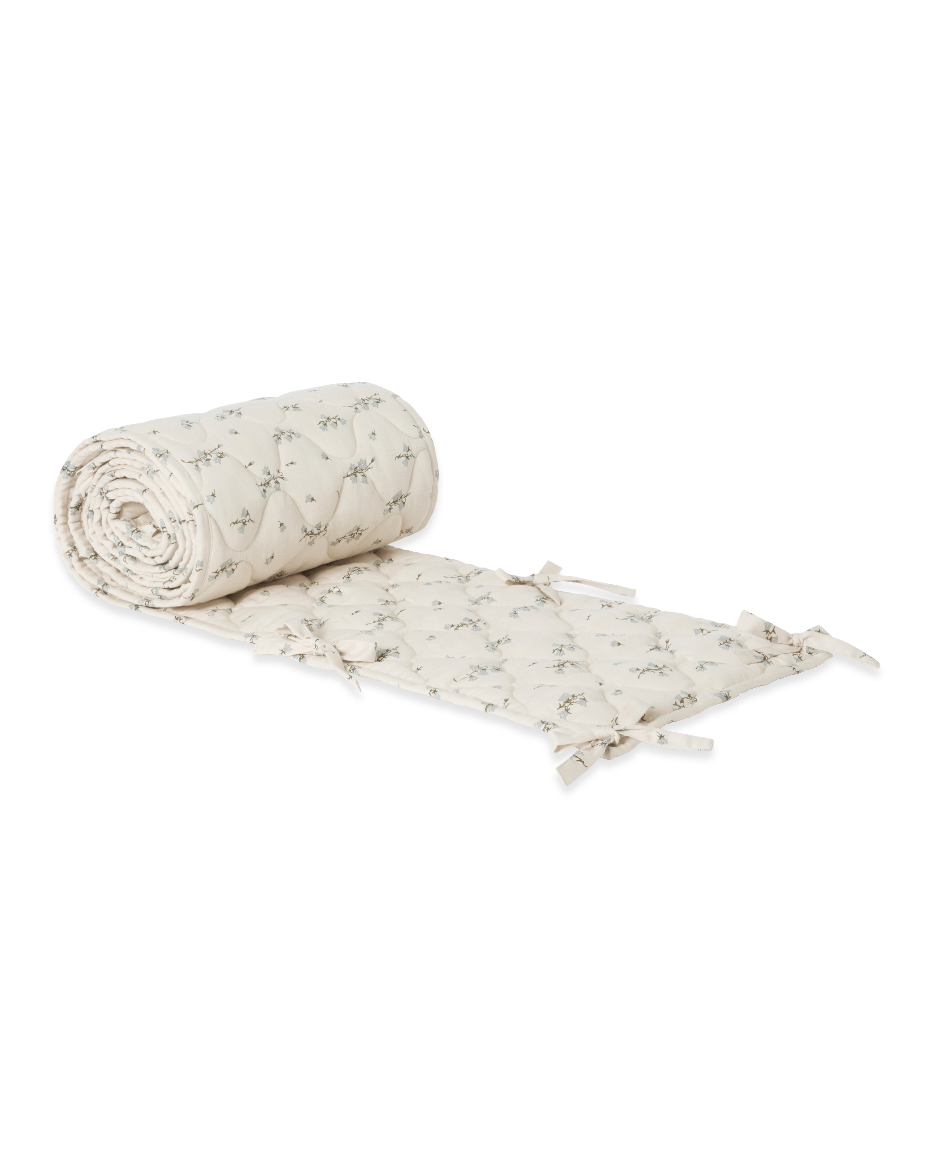 Satin Quilted Crib Bumper