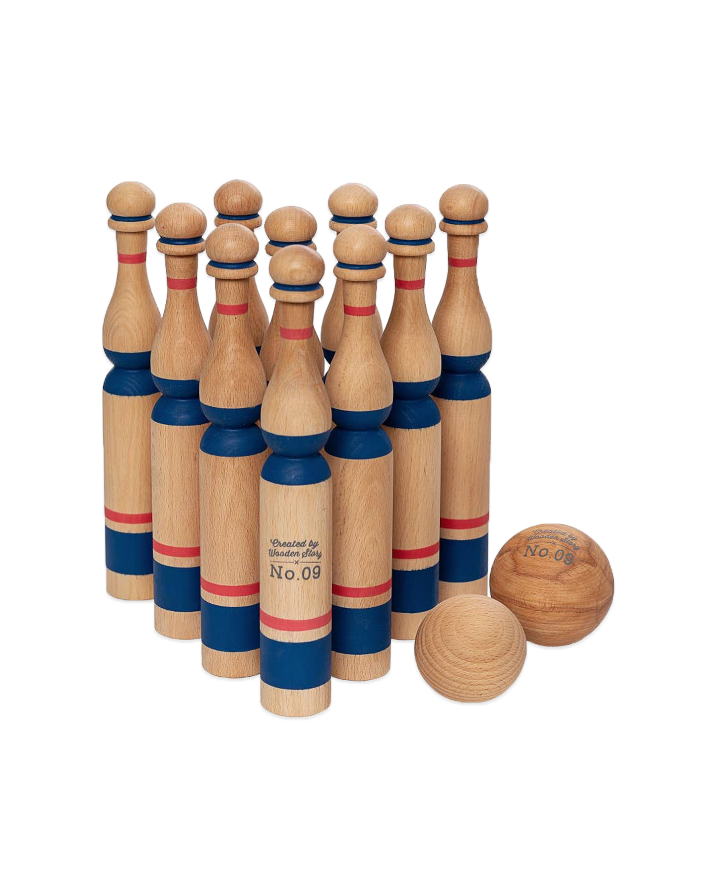 Blue Bowling Set