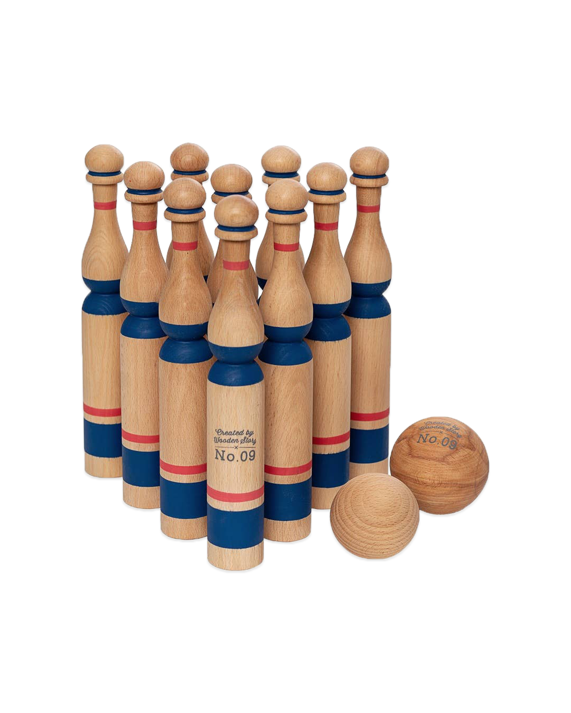 Blue Bowling Set