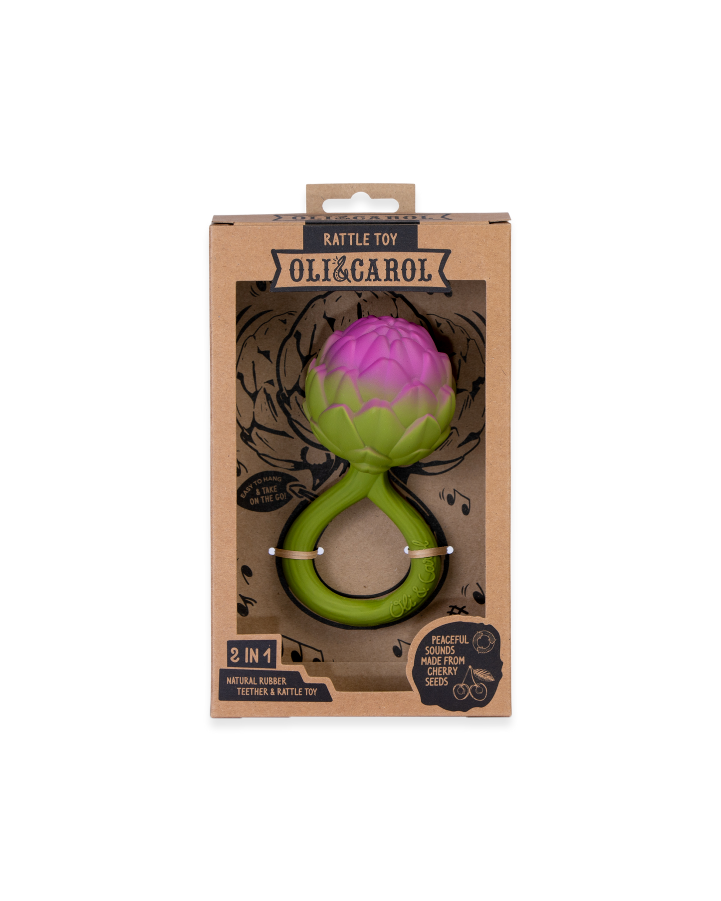 Artichoke Rattle Toy