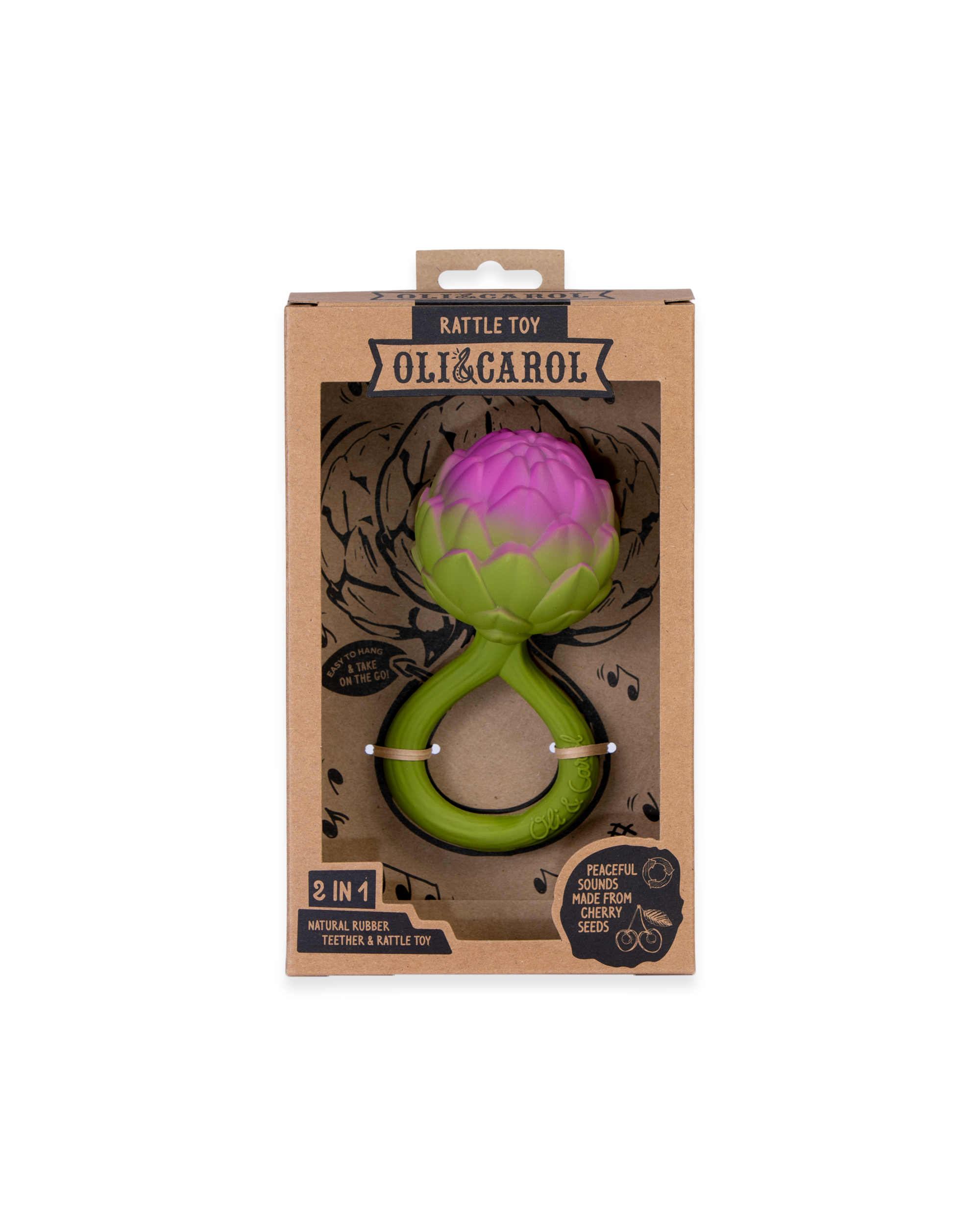 Artichoke Rattle Toy