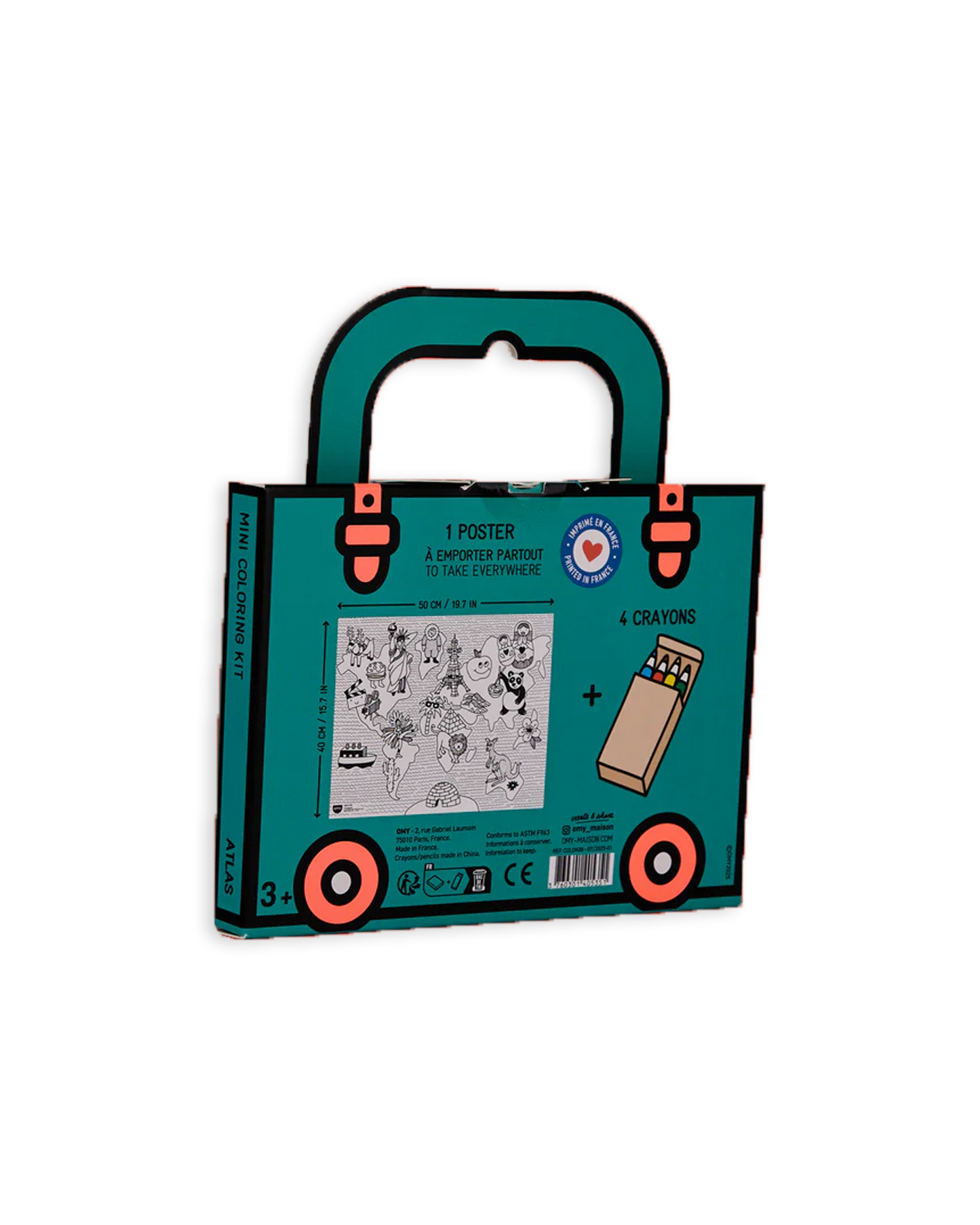 Mini Målarkit - Atlas 