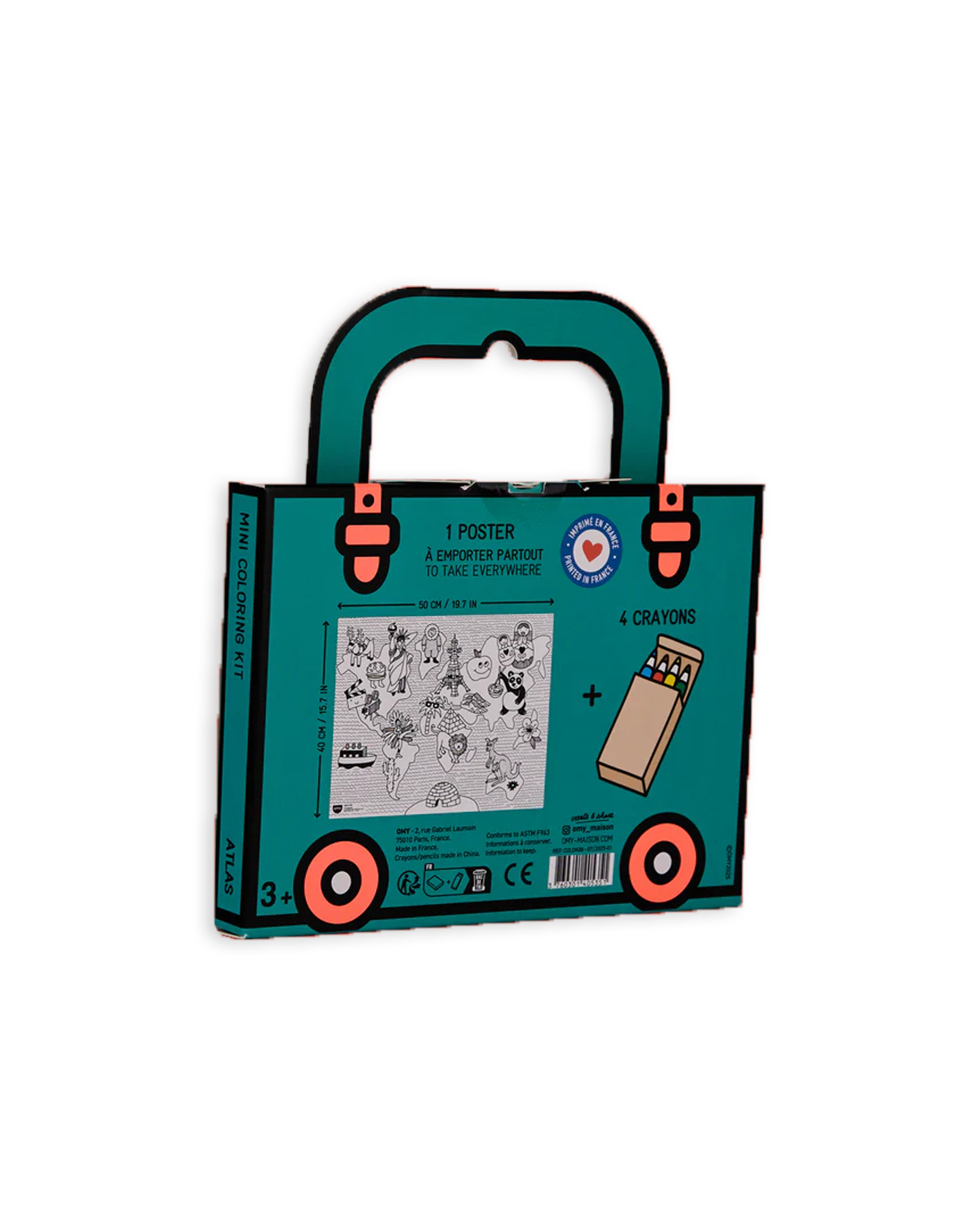 Mini Målarkit - Atlas 