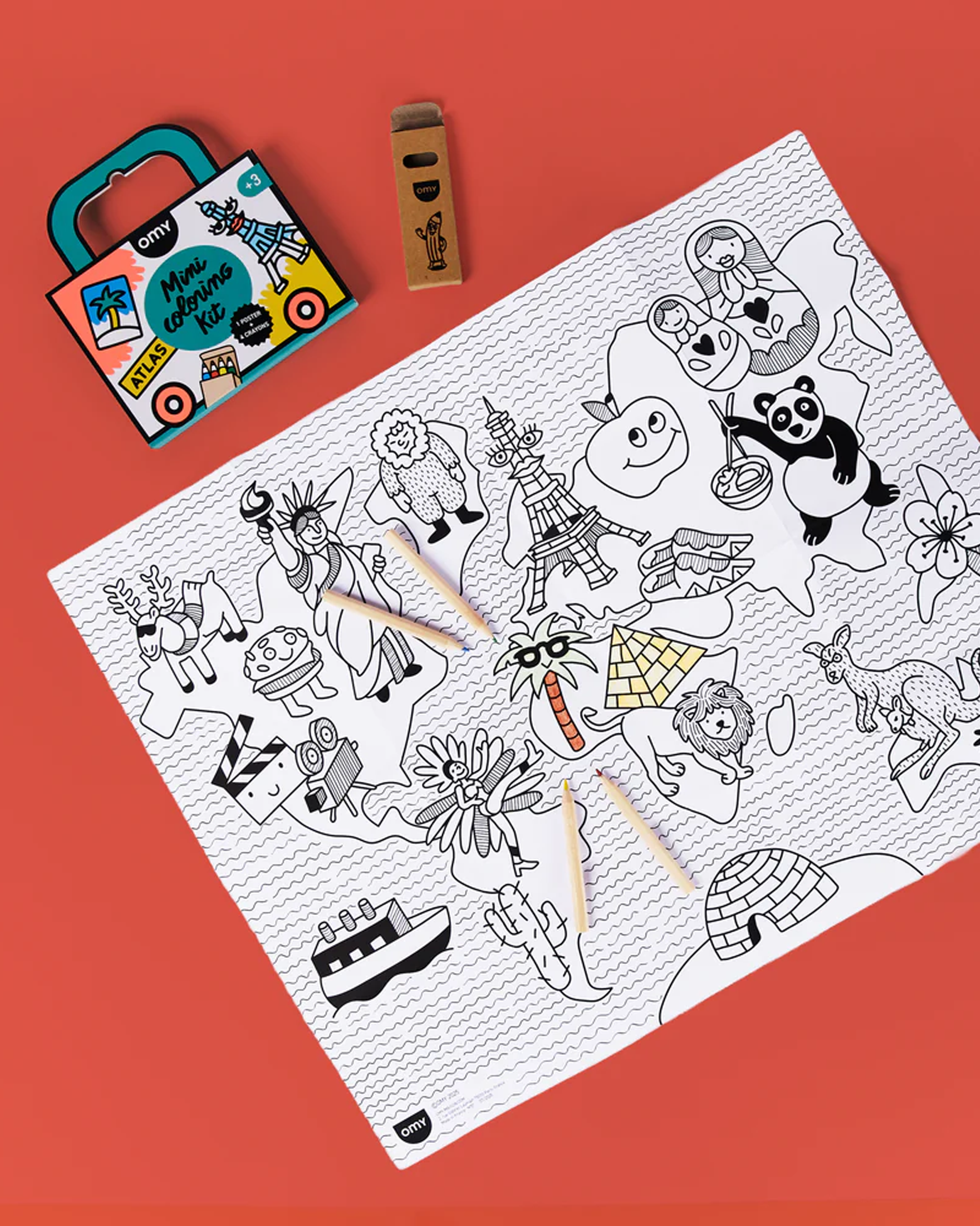 Mini Målarkit - Atlas 