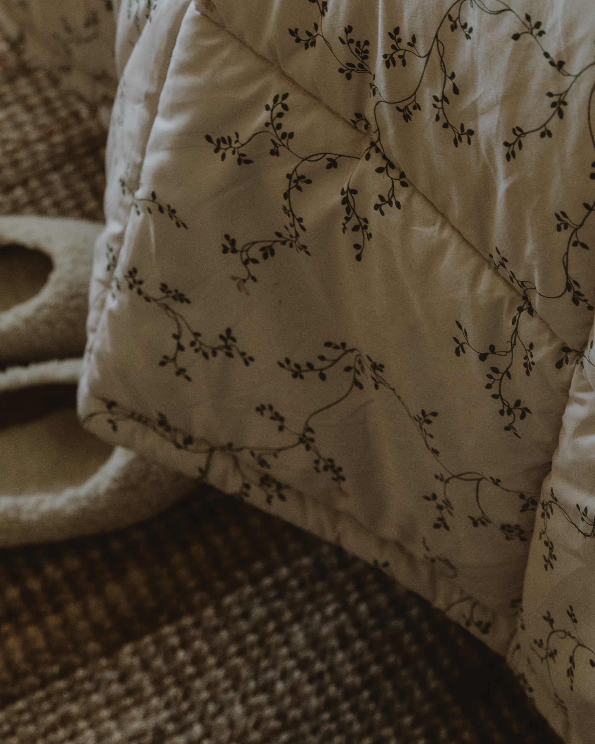  Image of Percale Quilted Bed Cover Double
