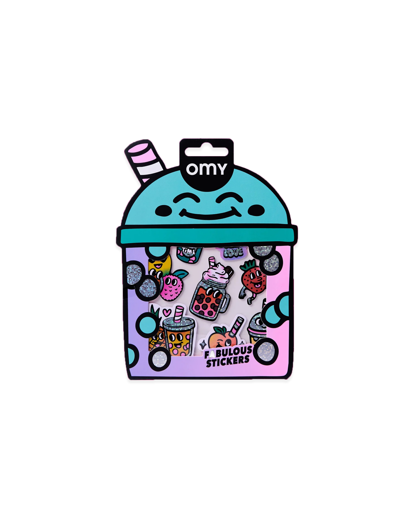 OMY - Holographic Stickers - Bubble Tea