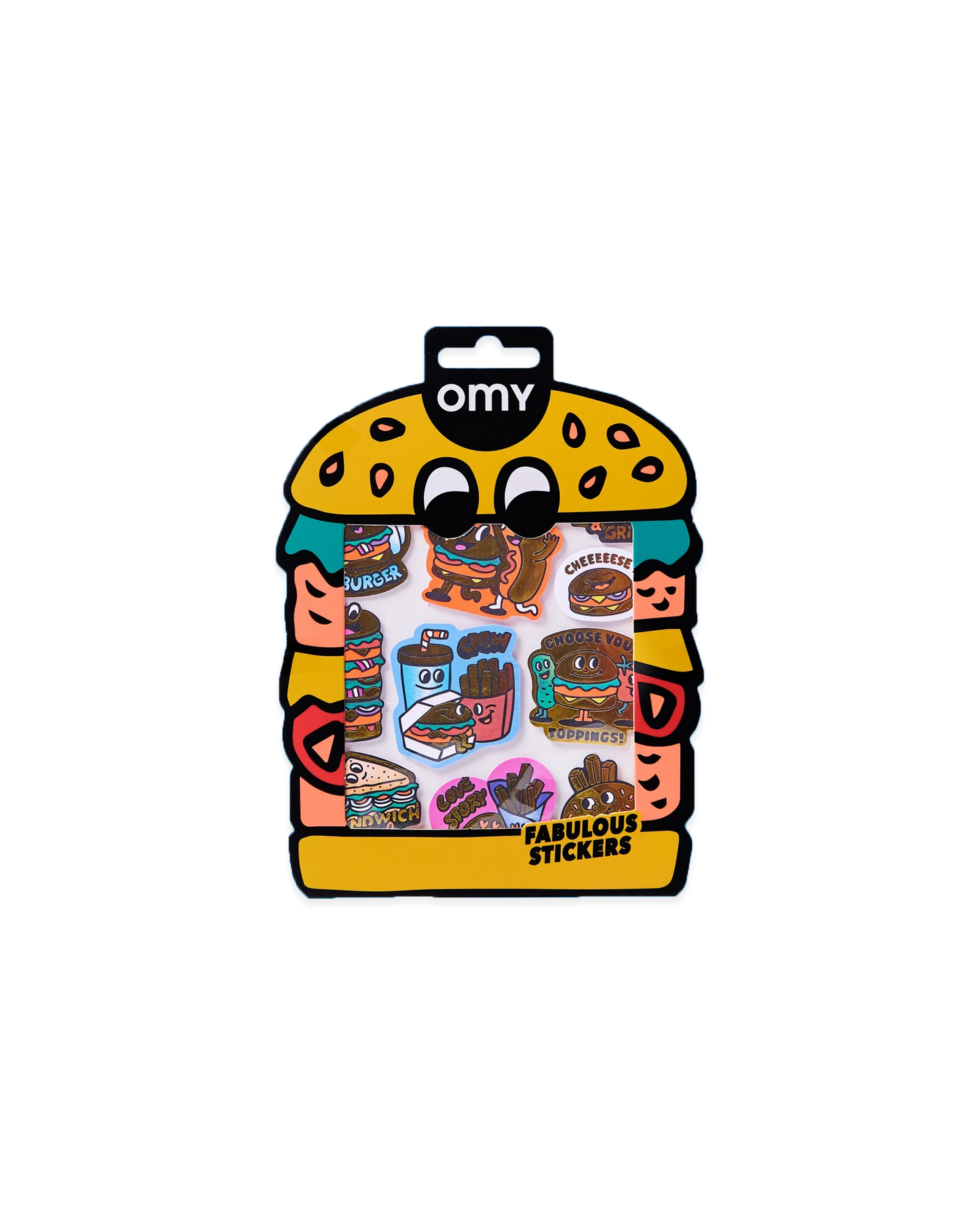 OMY - Holographic Stickers - Burger