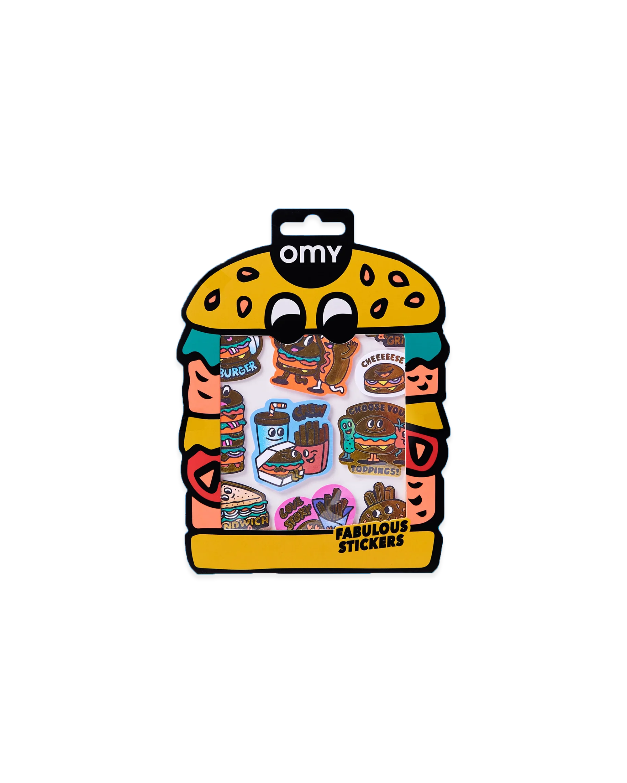 OMY - Holographic Stickers - Burger
