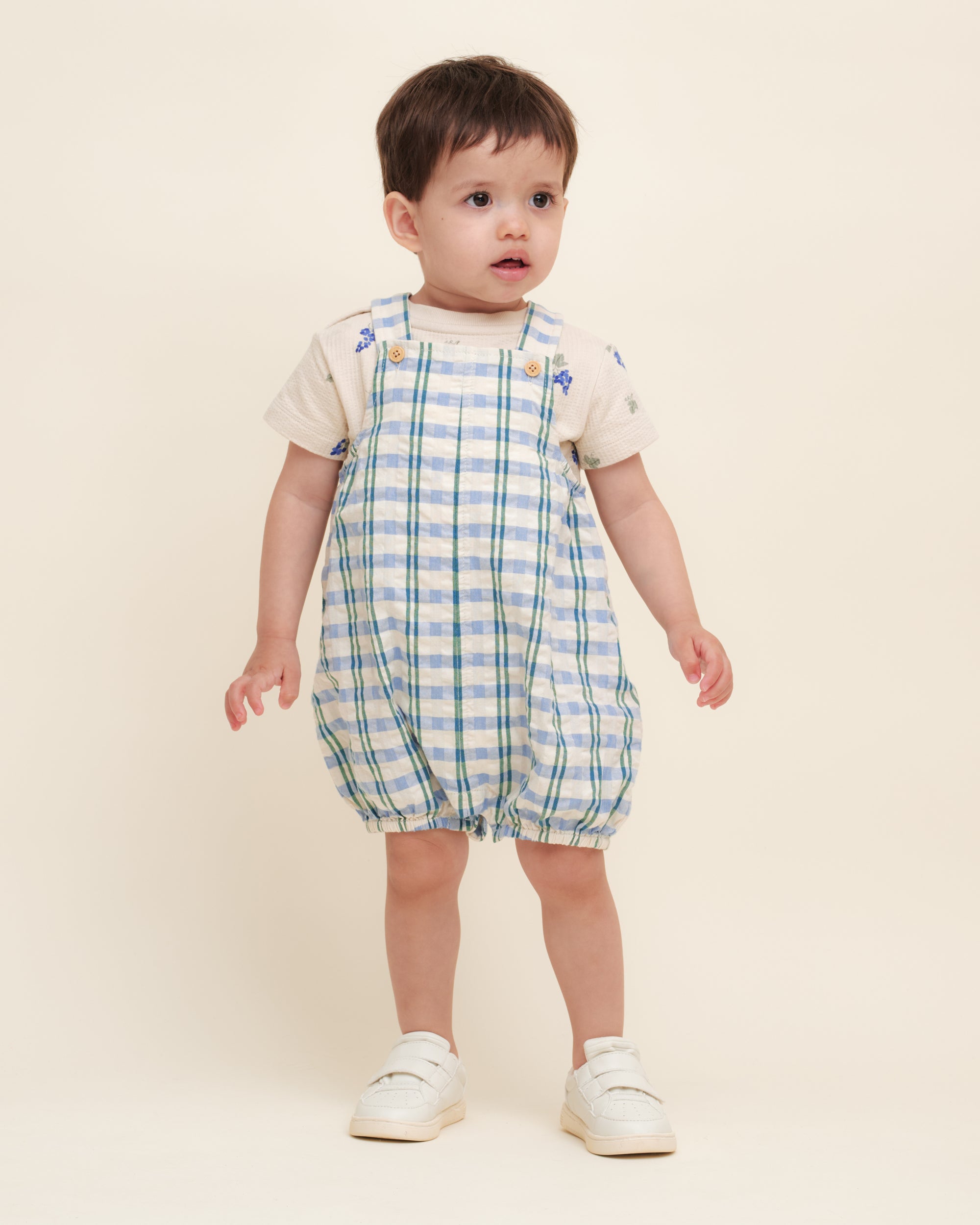  Image of Seersucker Dungarees