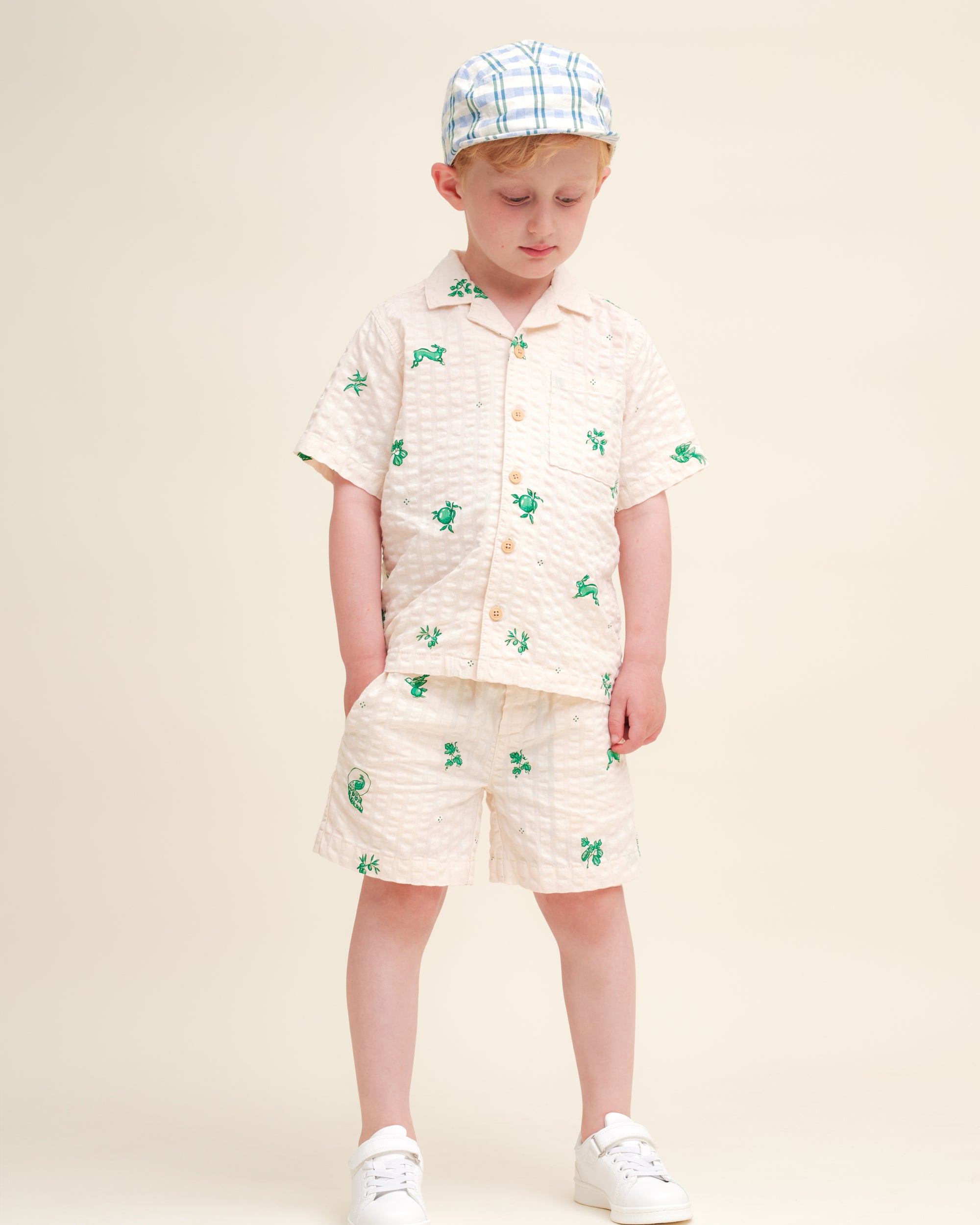 Kortärmad Skjorta i Bäckebölja