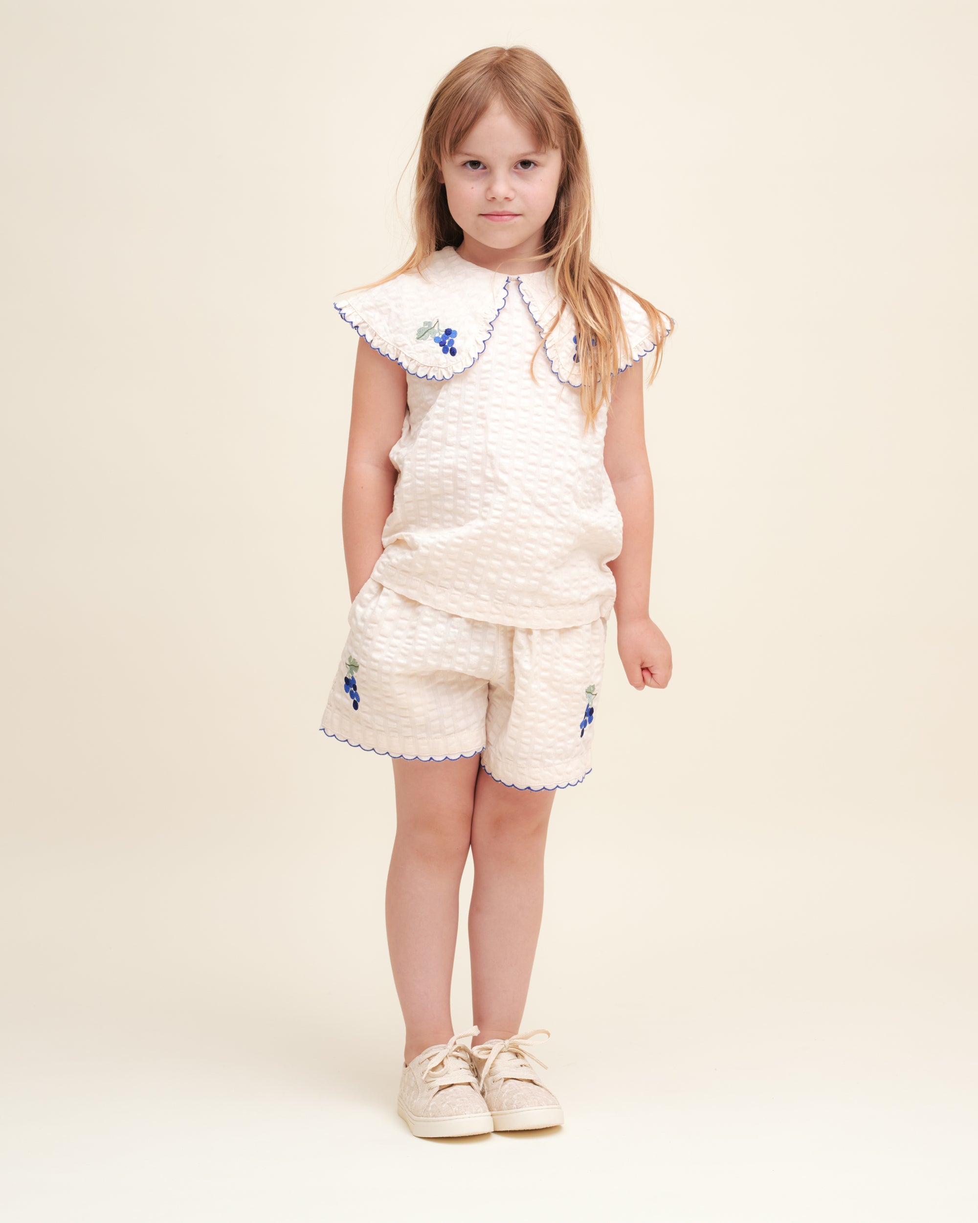  Image of Seersucker Paperbag Shorts