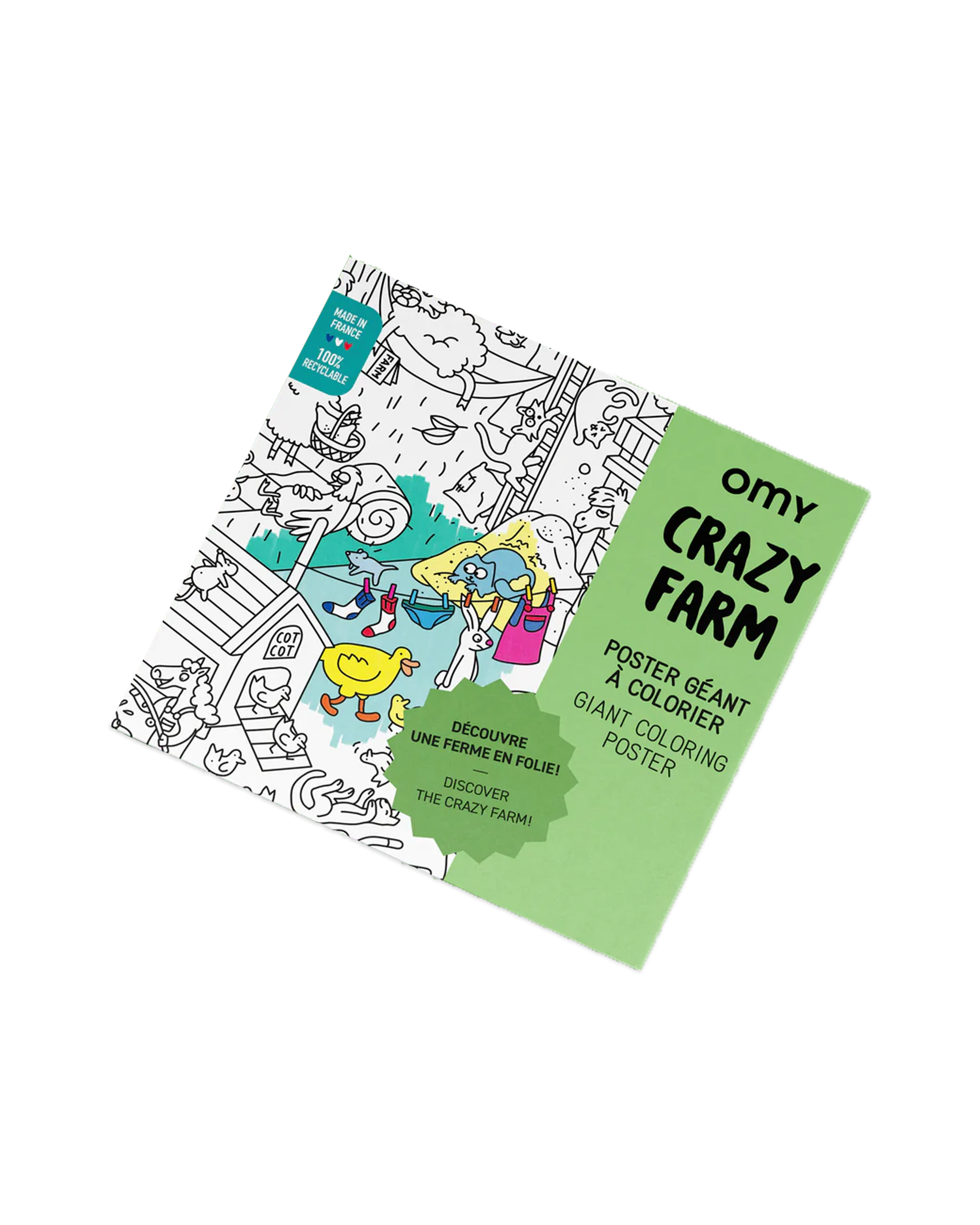 OMY - Crazy Farm - Giant Poster