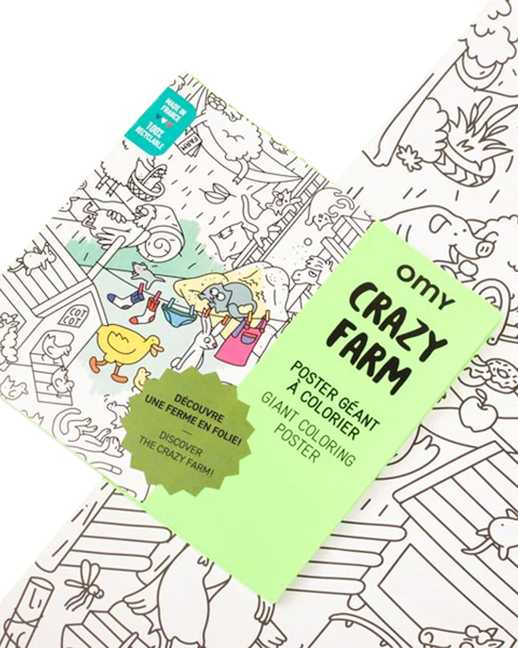 Tokiga gårdsdjur - Gigantisk Poster