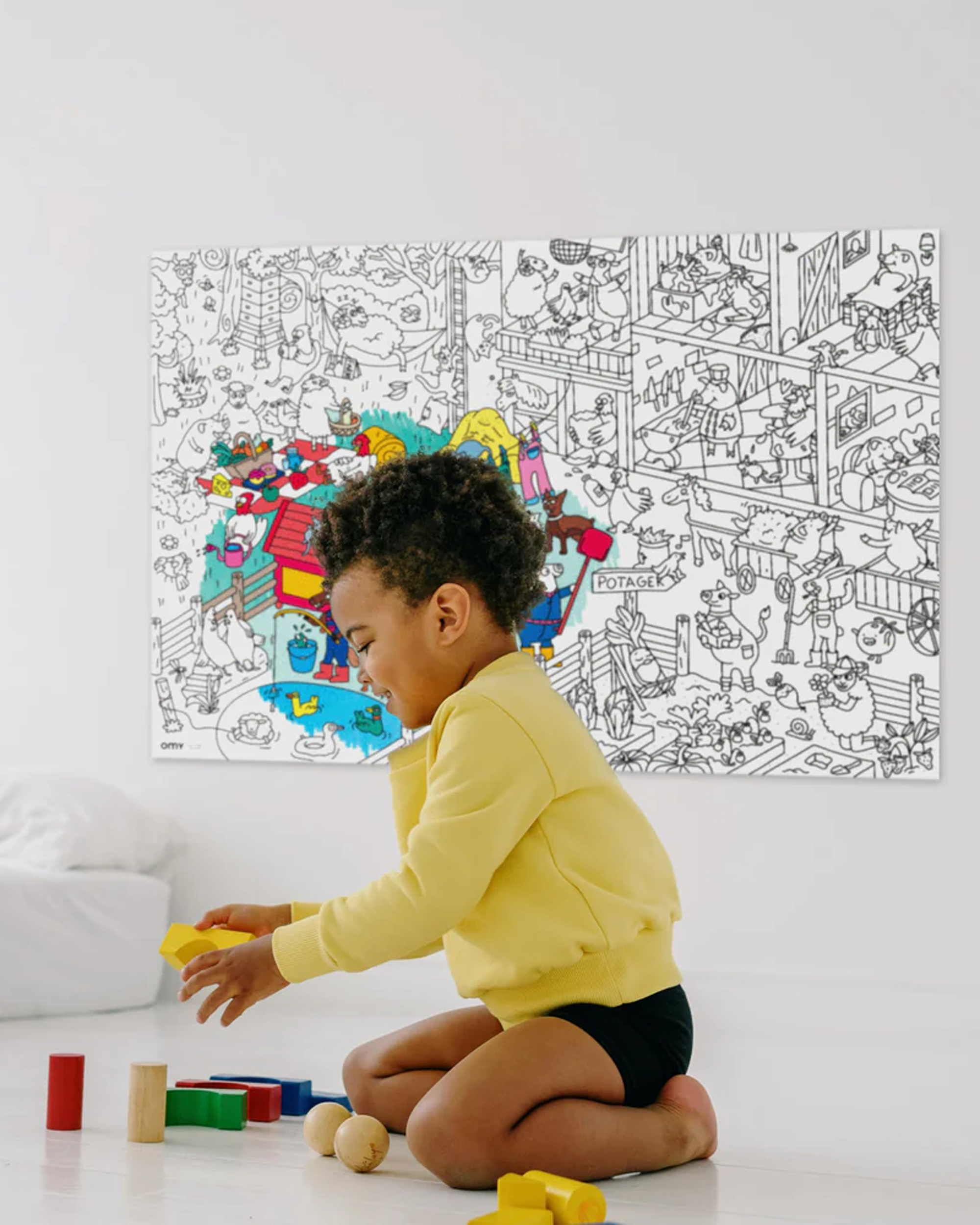 Tokiga gårdsdjur - Gigantisk Poster