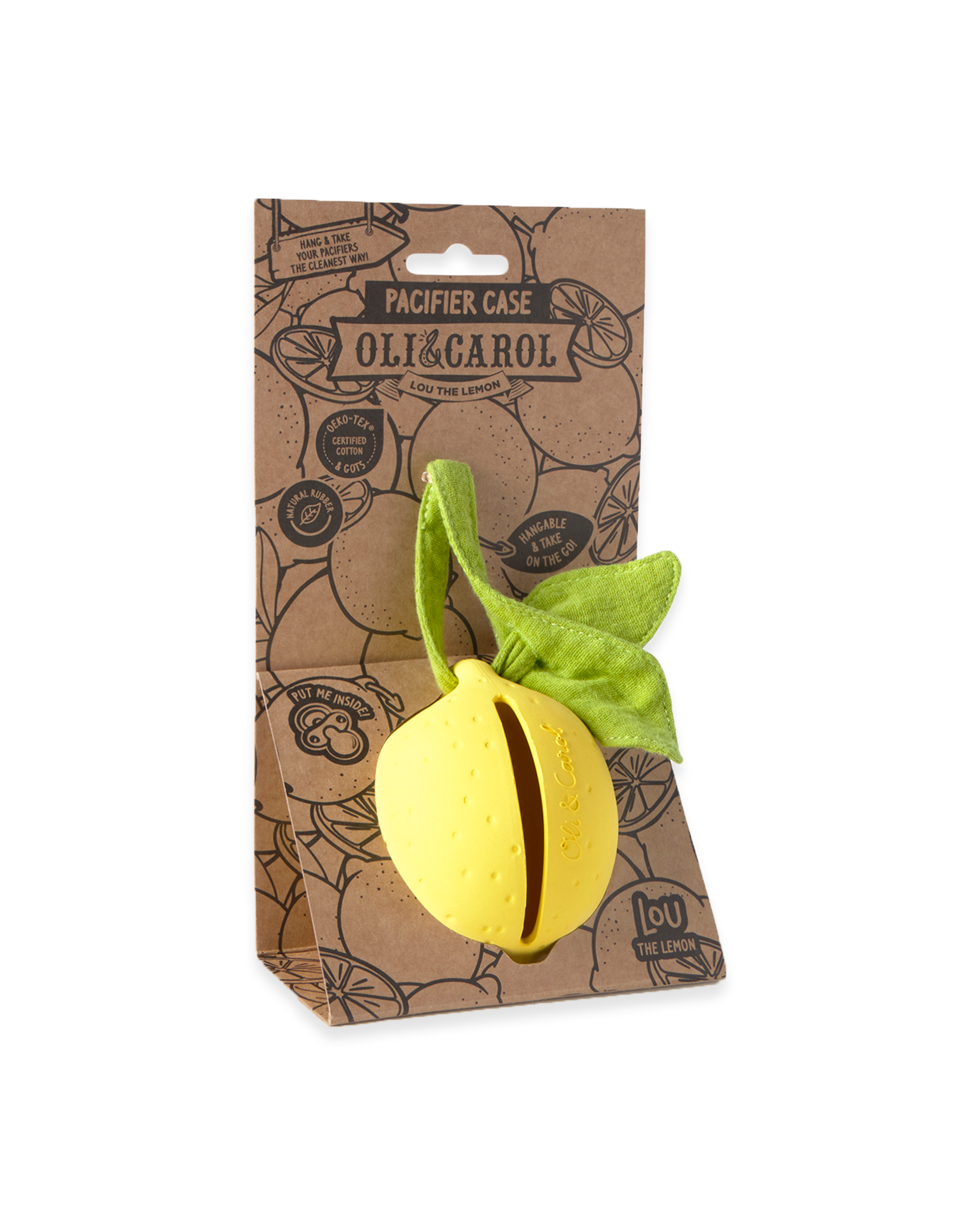 Lou the Lemon Pacifier Case