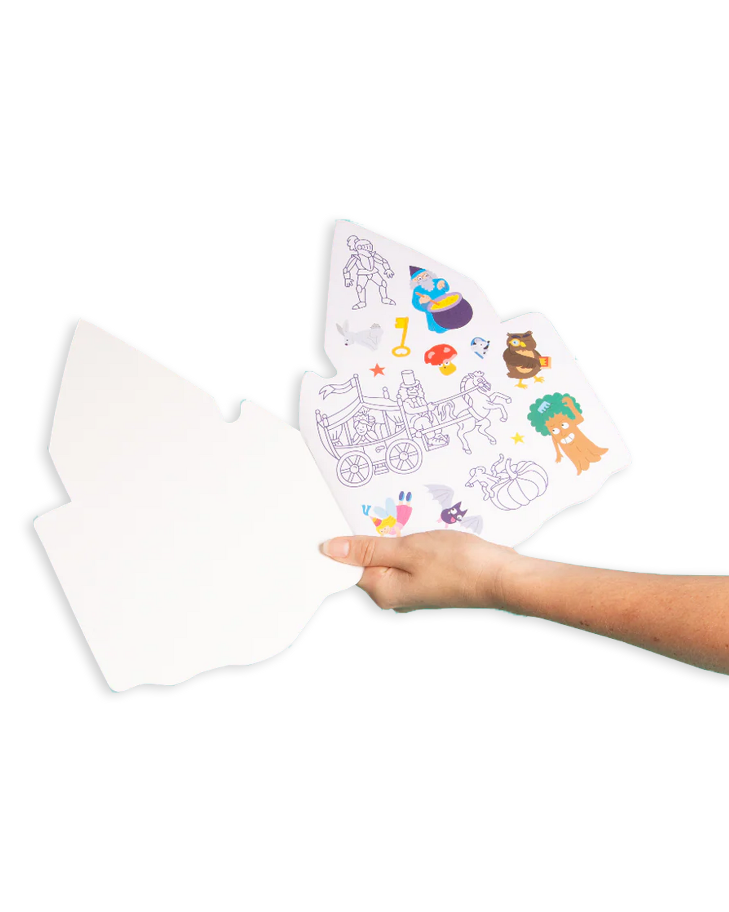 Magisk målarbok med klistermärken