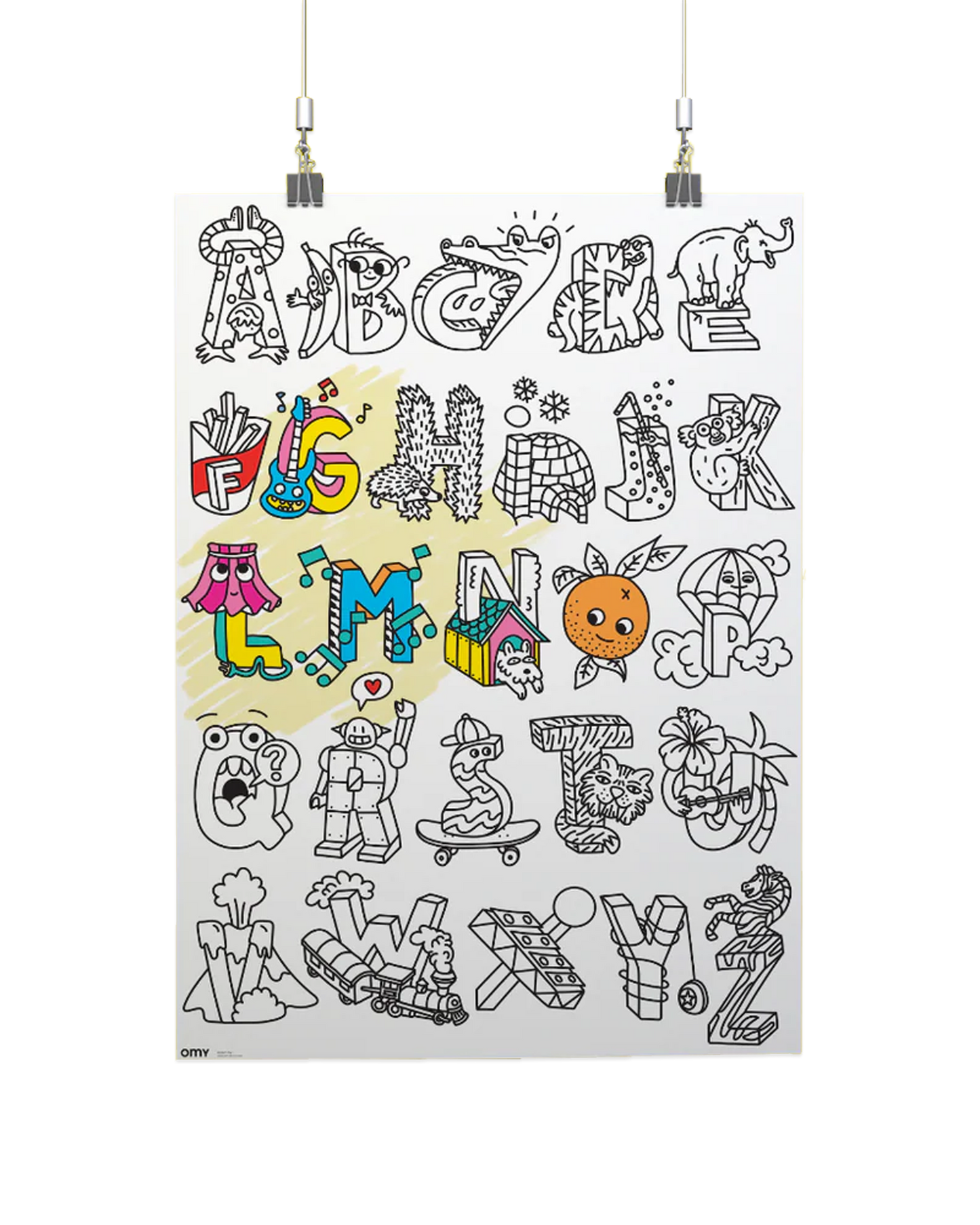 ABC - Gigantisk Poster 