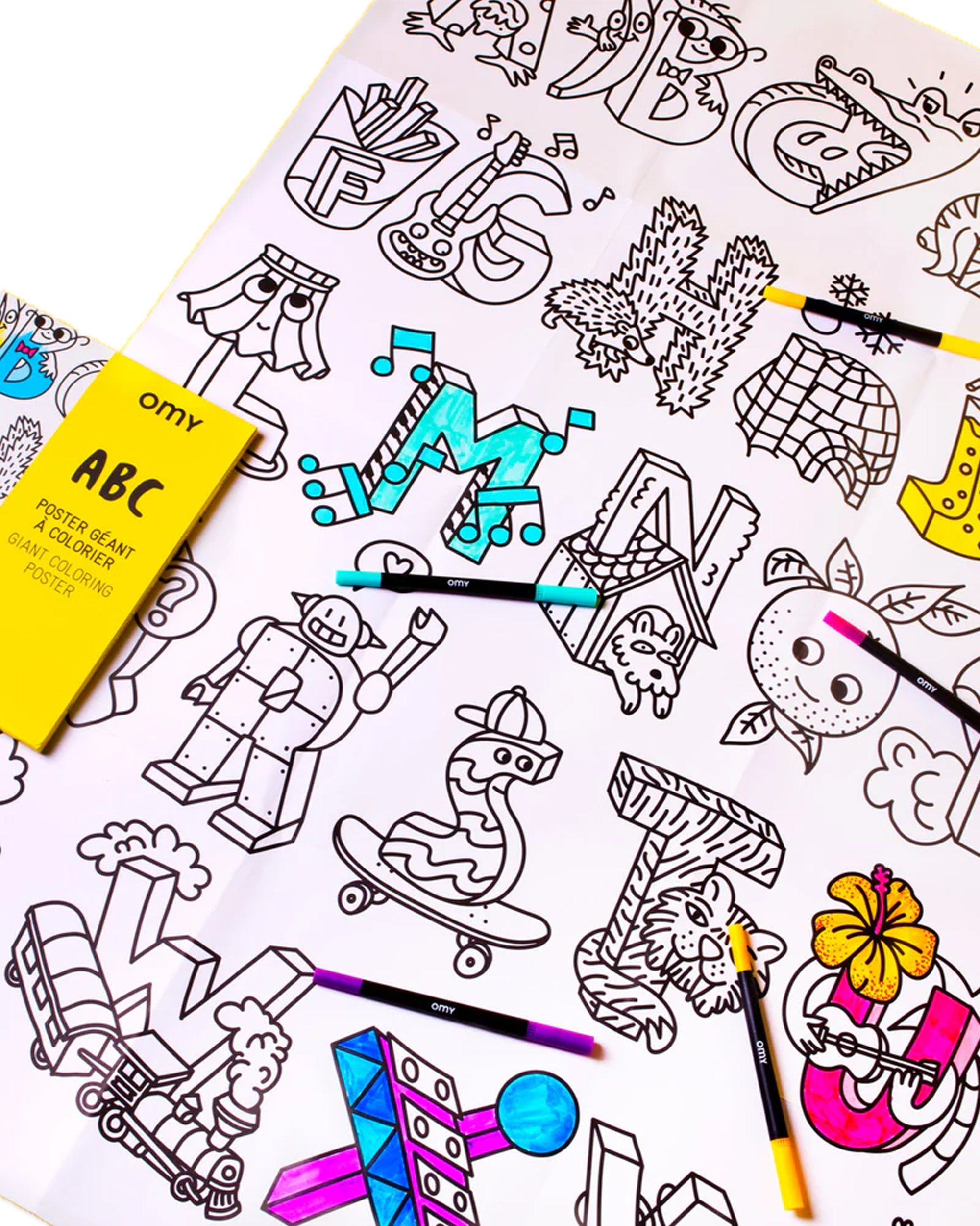 ABC - Gigantisk Poster 