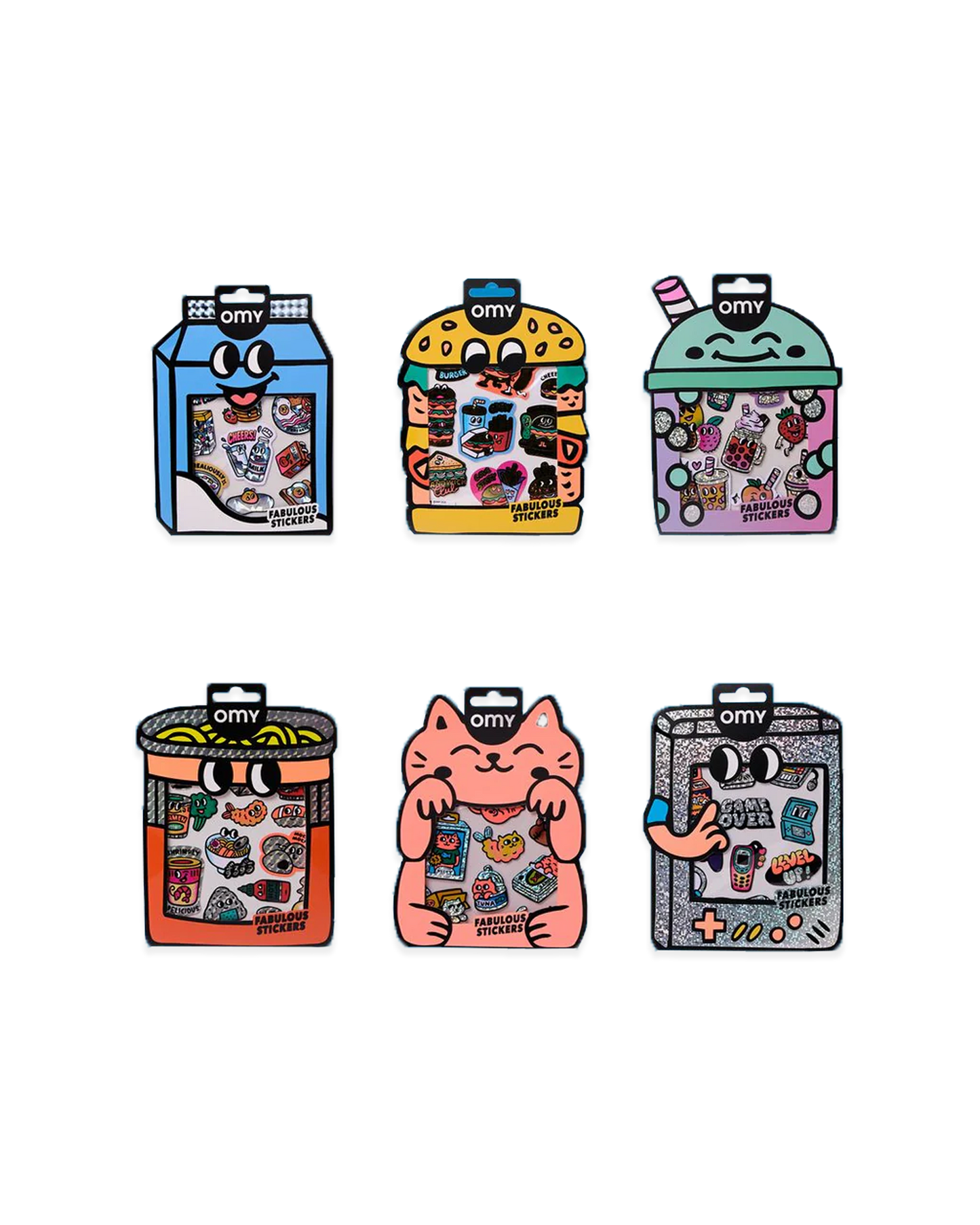 OMY - Holographic Stickers - Game Boy