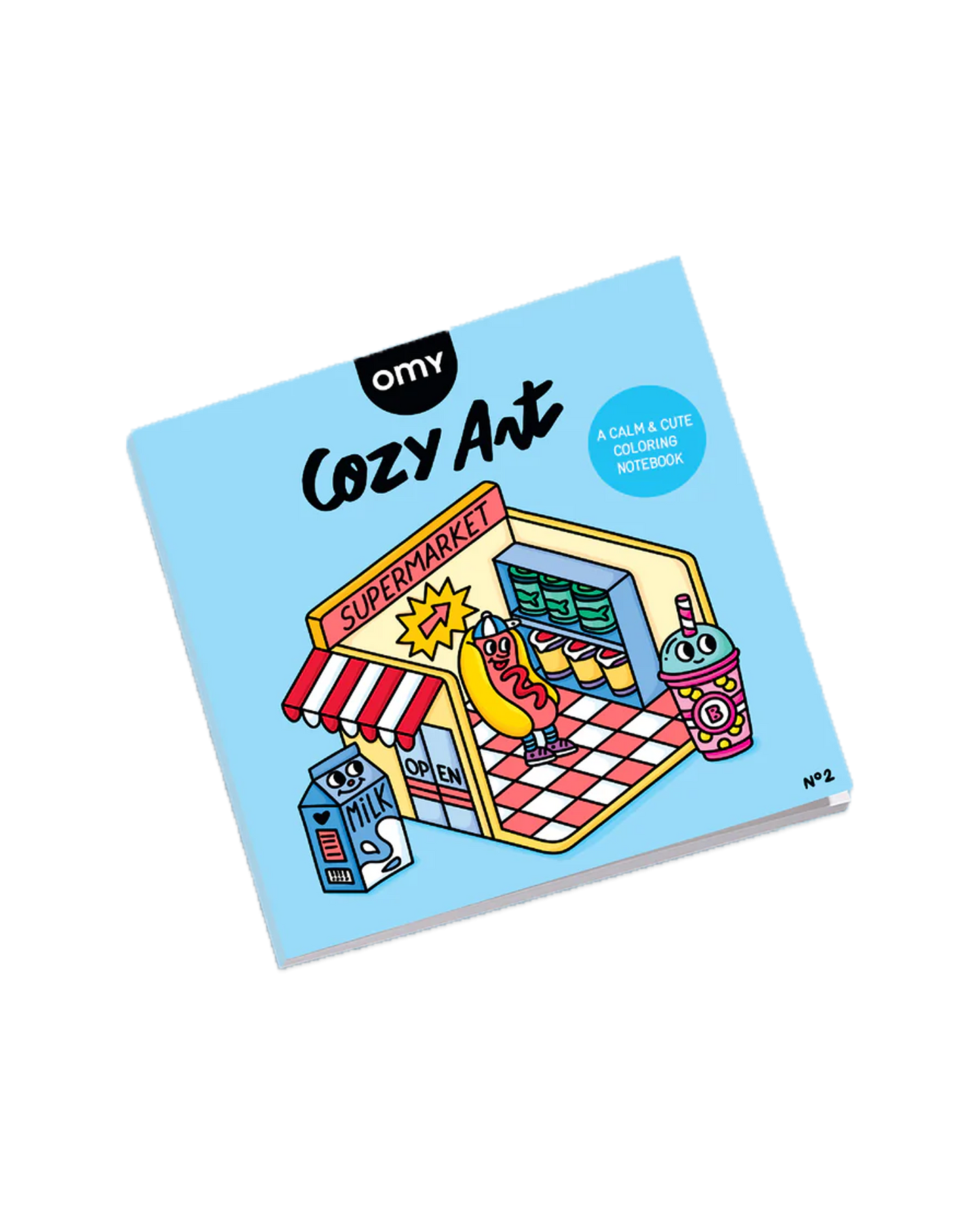 OMY - Cozy Coloring Book - Supermarket