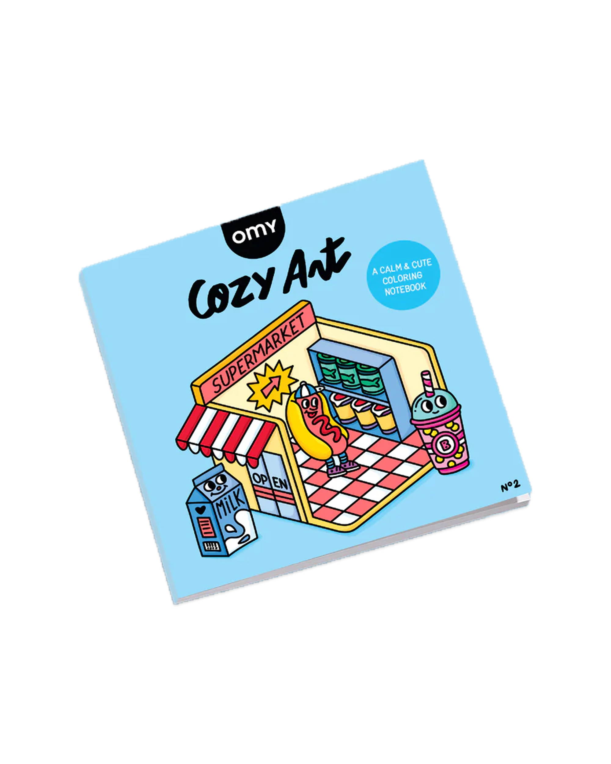 OMY - Cozy Coloring Book - Supermarket