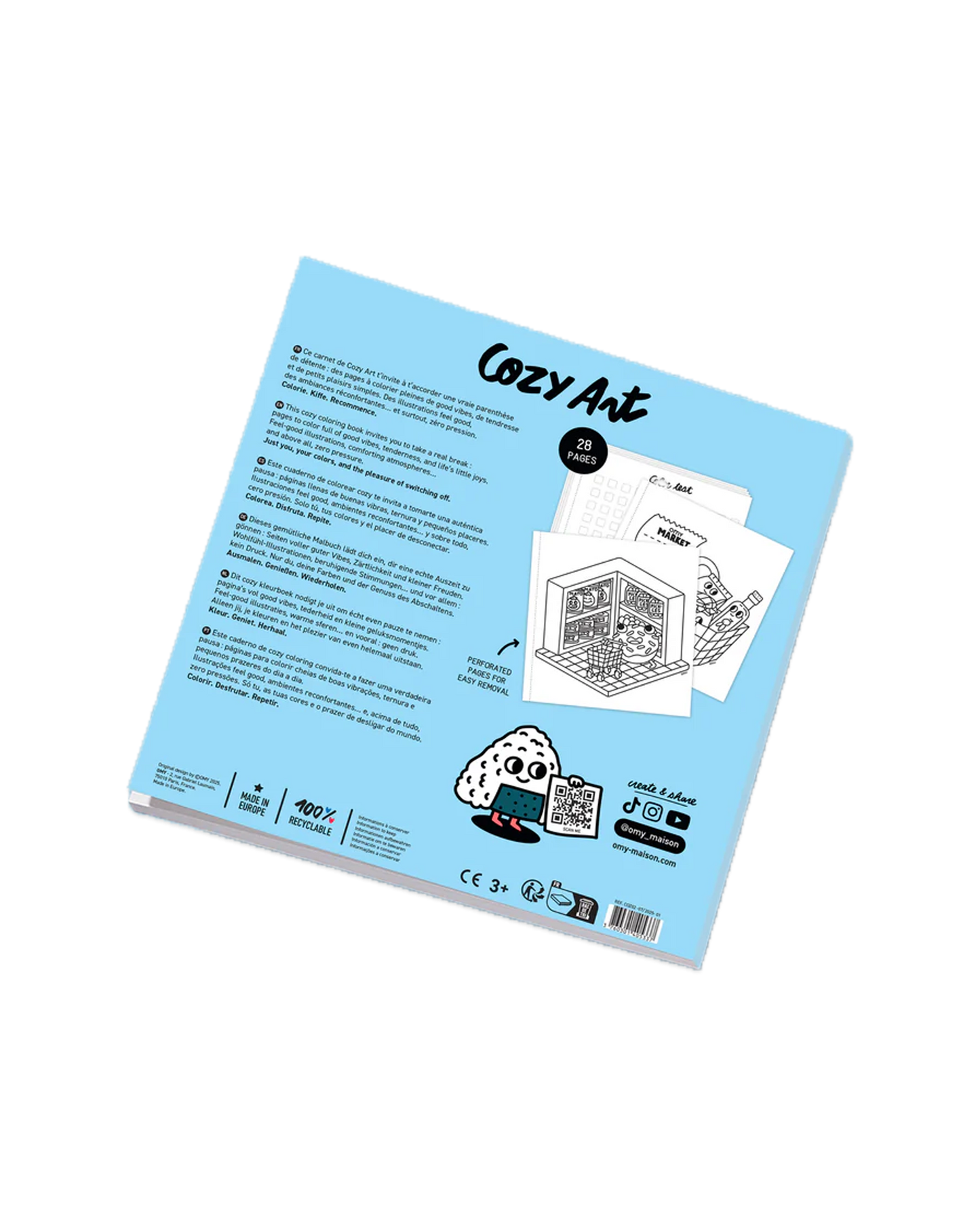 OMY - Cozy Coloring Book - Supermarket