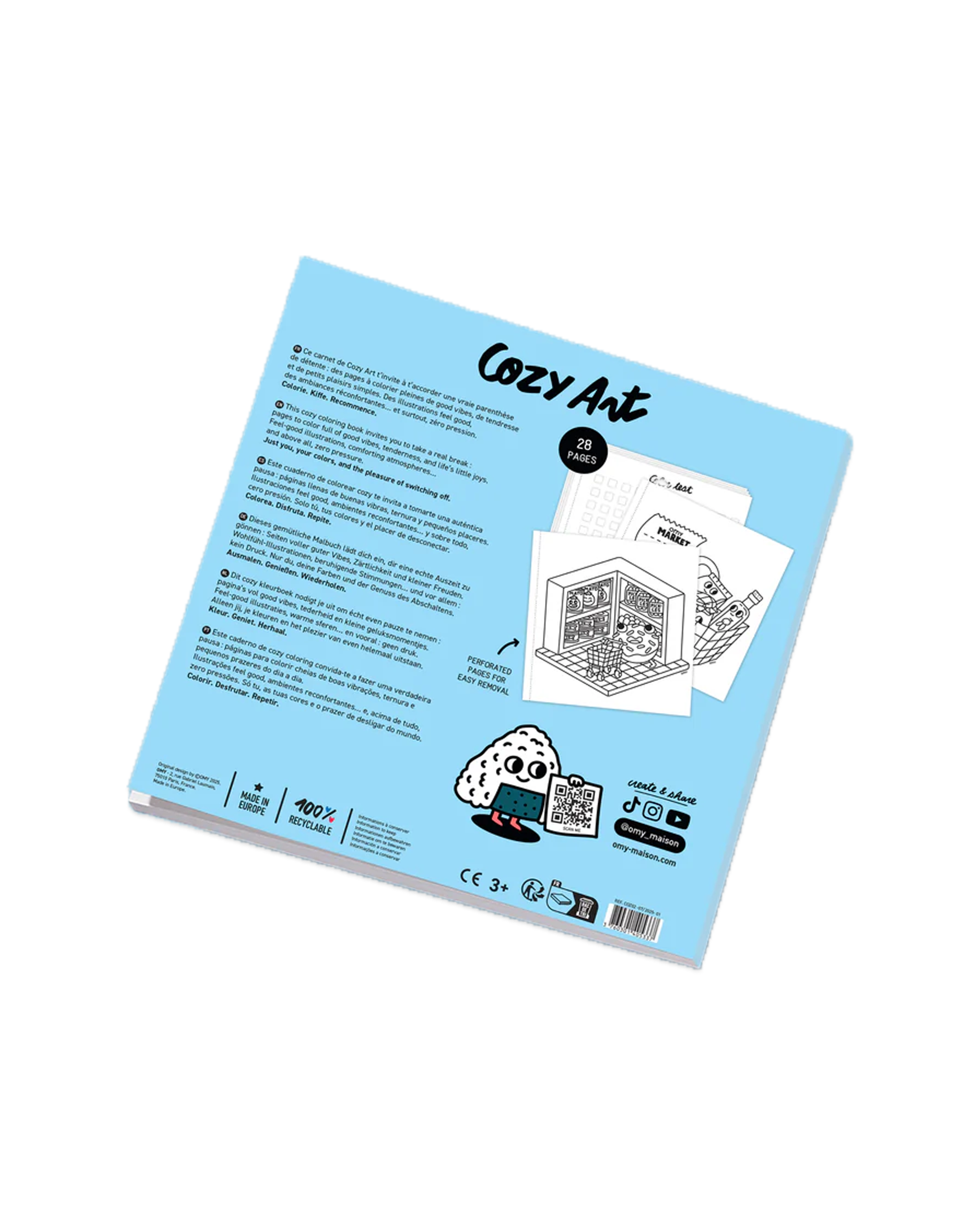 OMY - Cozy Coloring Book - Supermarket