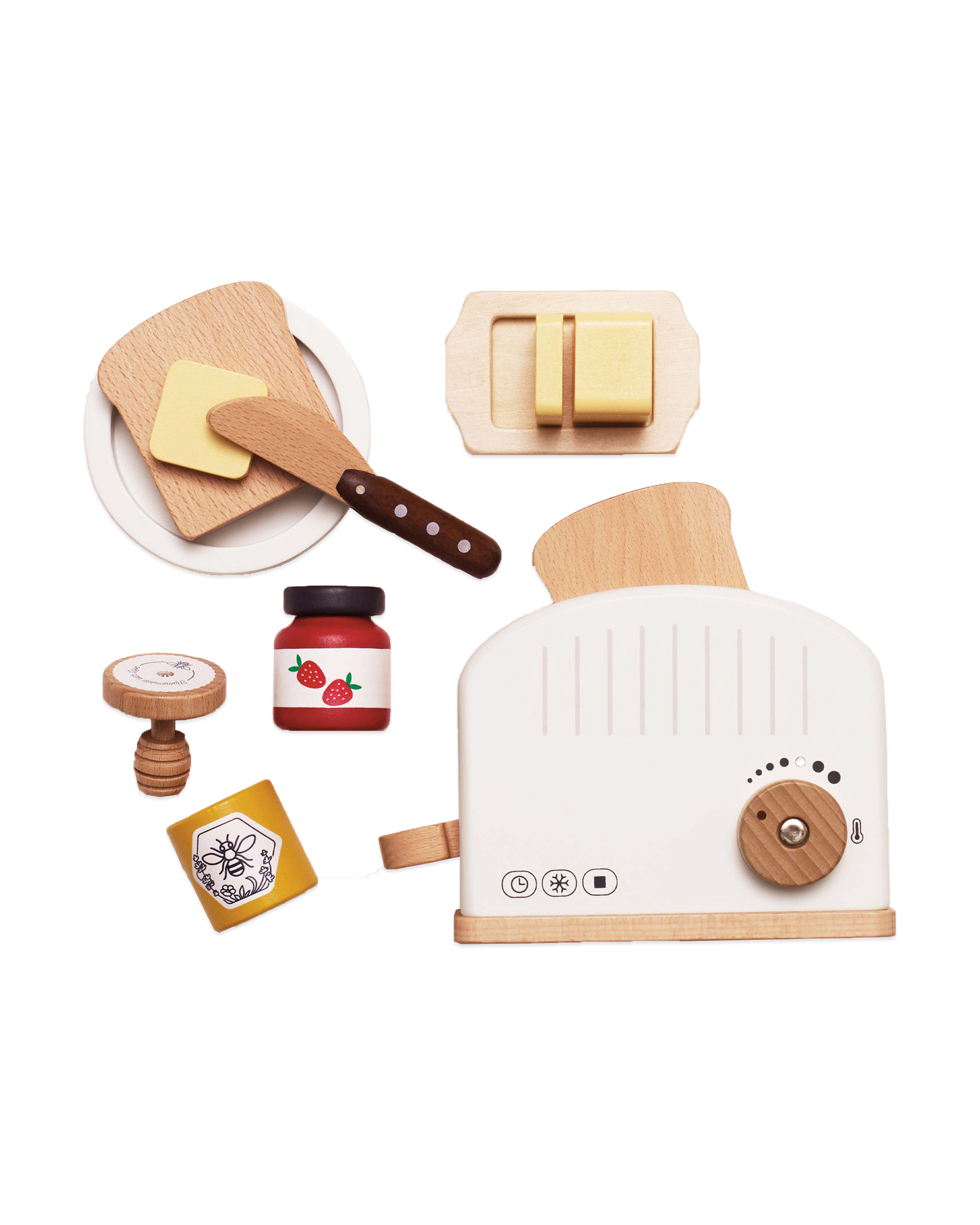 Toaster Set White