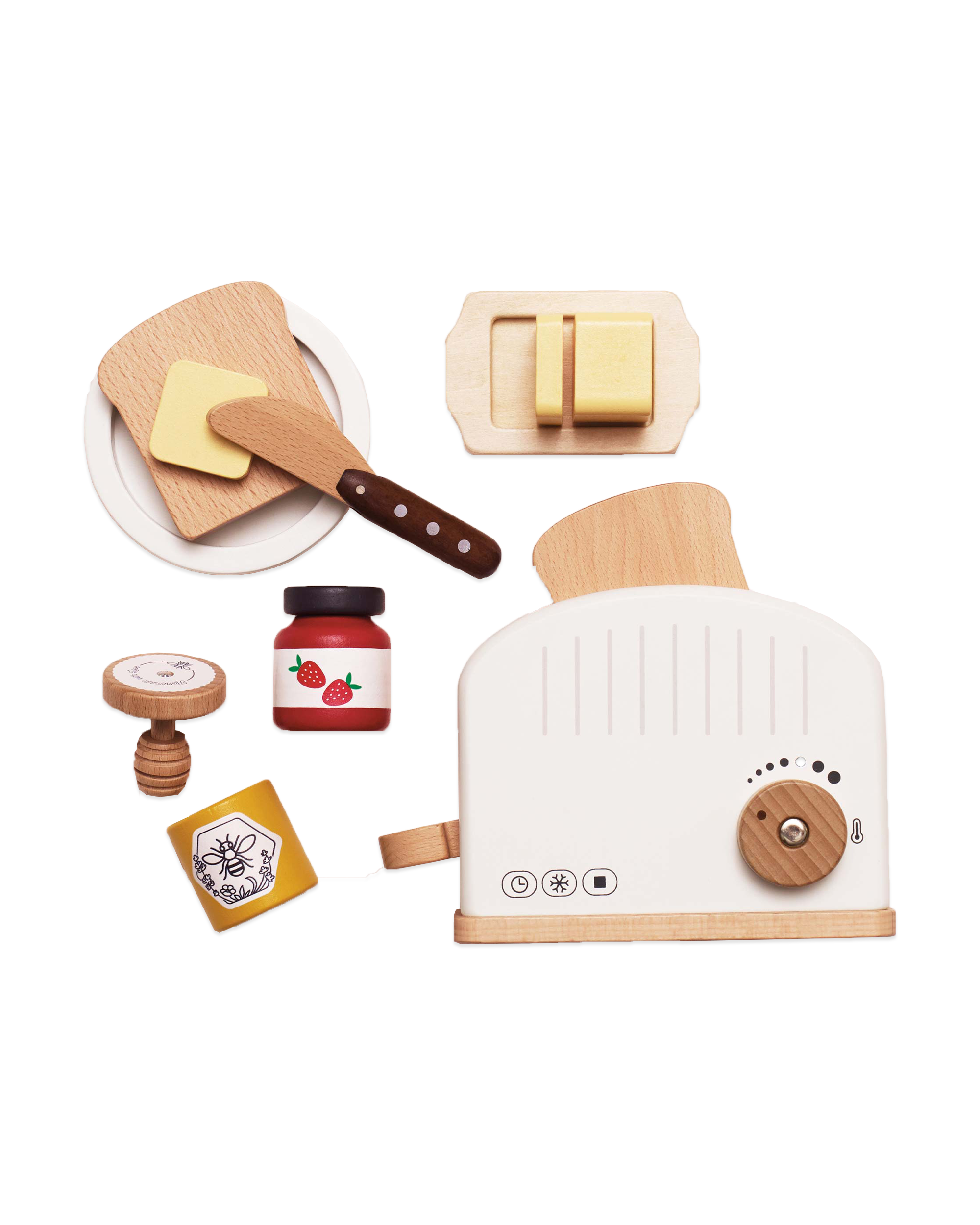 Toaster Set White